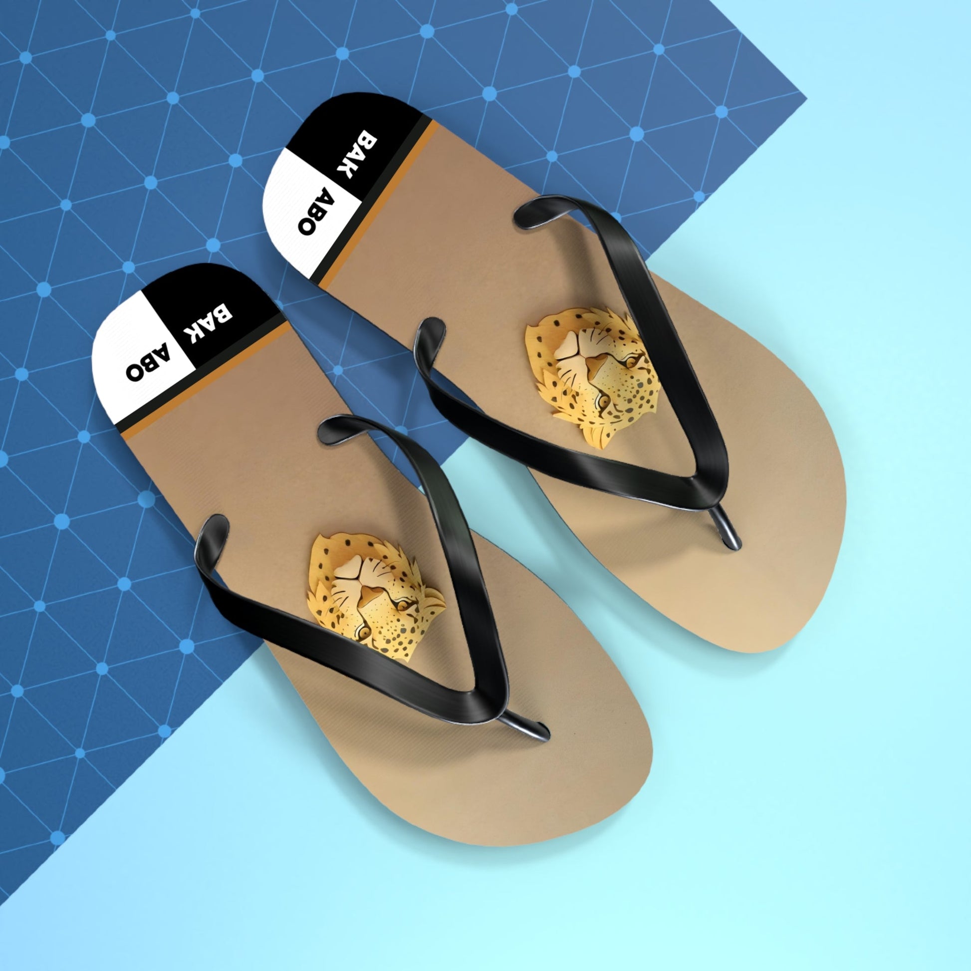 TigerTalisman (BKS)🐅Flip Flops Printify bakabo.club