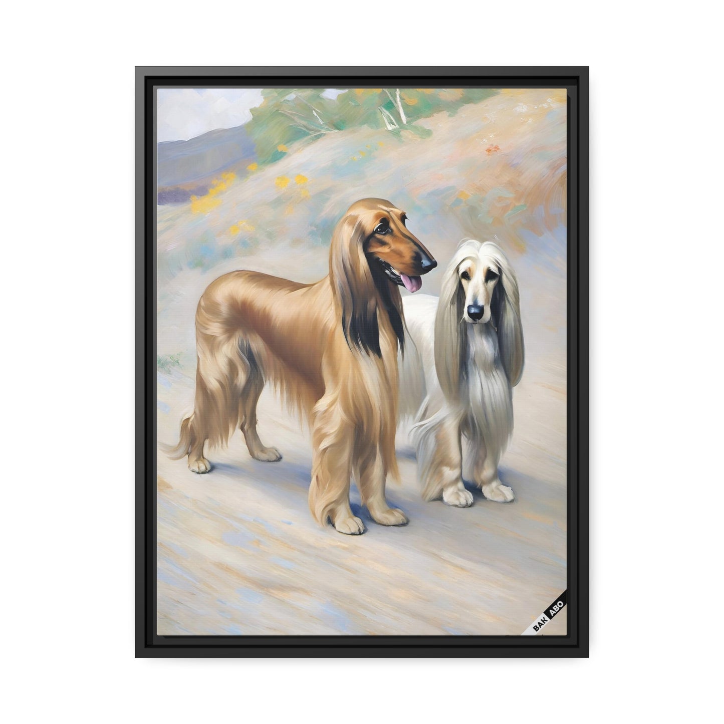 Afghan Greyhound (BKS)🐶Canvas