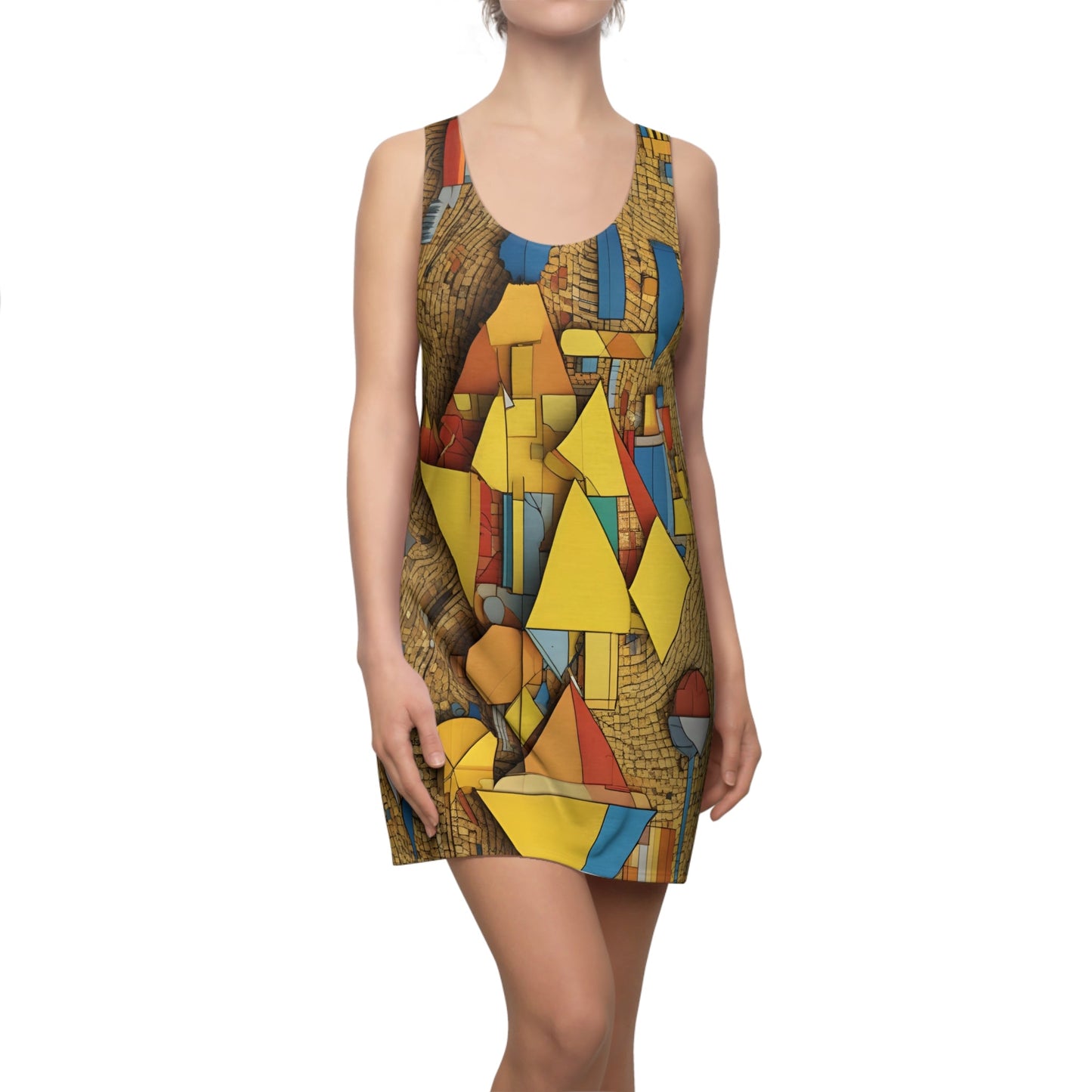 BKS Marker Cube™ Racerback Dress Printify bakabo.club