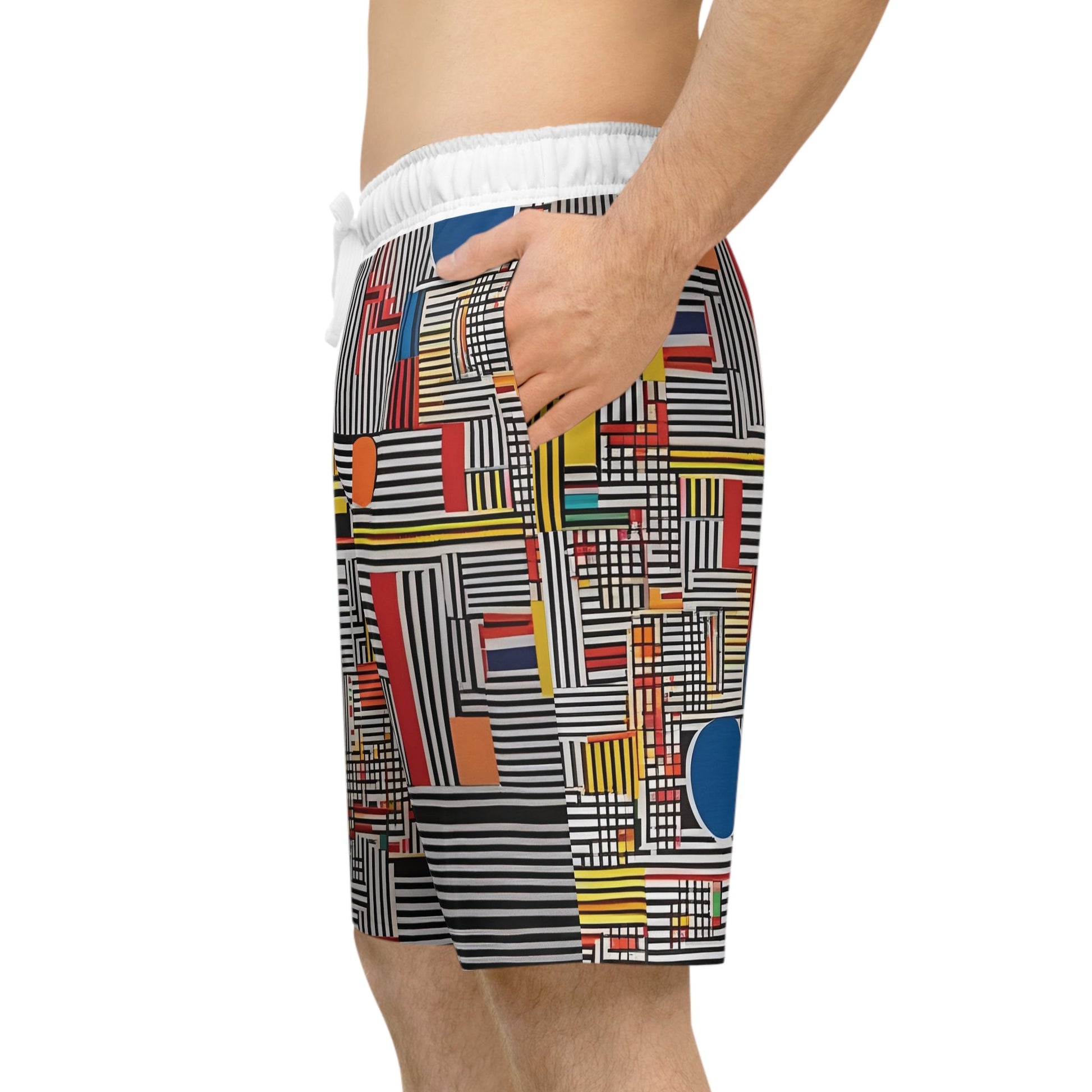 BKS Flag Drop™ Athletic Long Shorts Printify bakabo.club