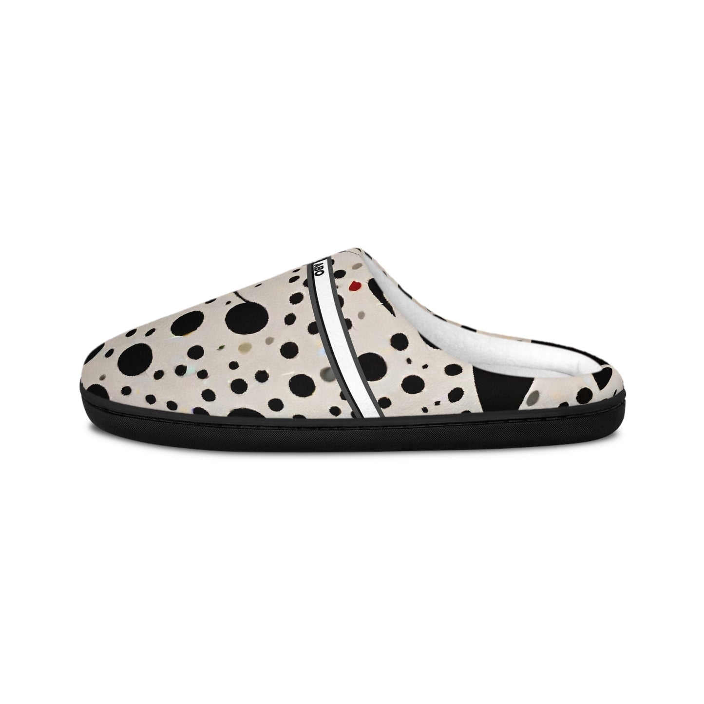 Dalmatian Dot Indoor Slippers — Cozy Women's Slip-On House Shoes BakAbo Studio BKS bakabo.club