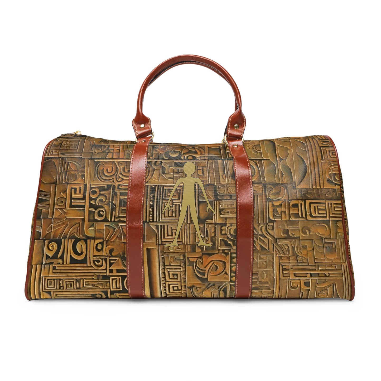 BKS Glyph Relief™ Travel Bag Printify bakabo.club