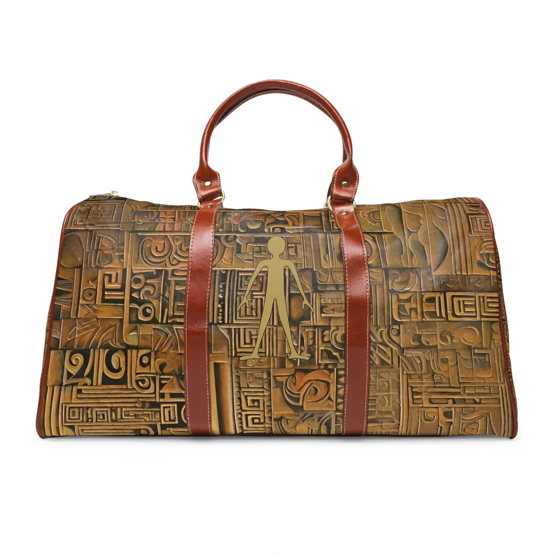 BKS Glyph Relief™ Travel Bag Printify bakabo.club