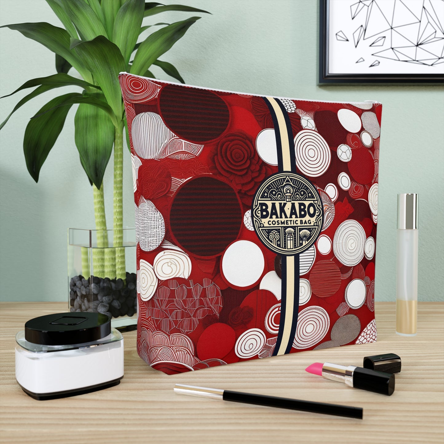 RedCircle (BKS)💄Cotton Cosmetic Bag