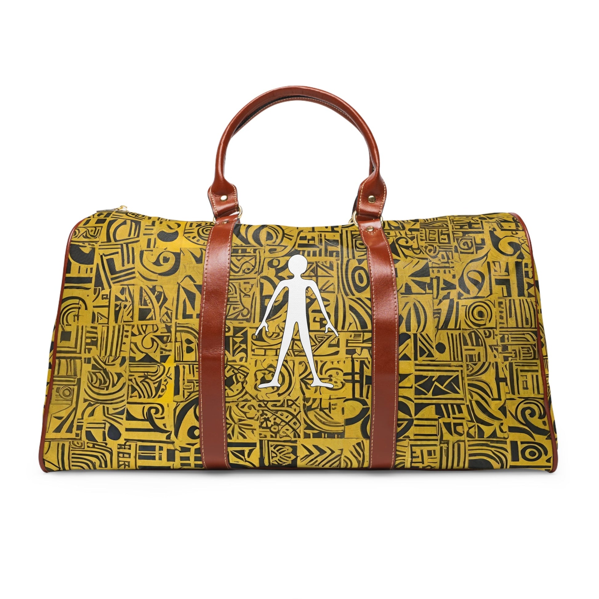 BKS Glyph Gold™ Travel Bag Printify bakabo.club