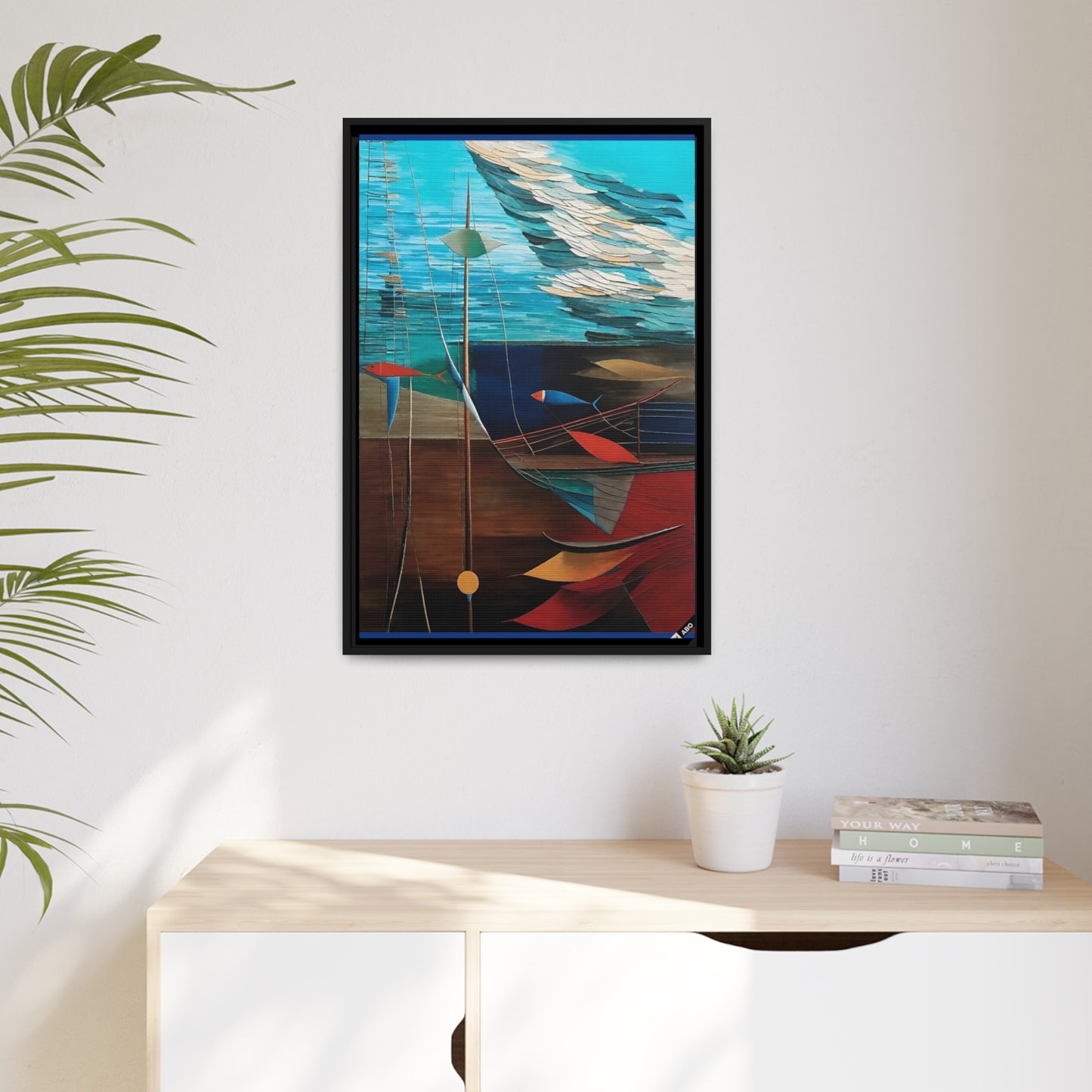 Under the harbour (BKS)🔱Matte Canvas