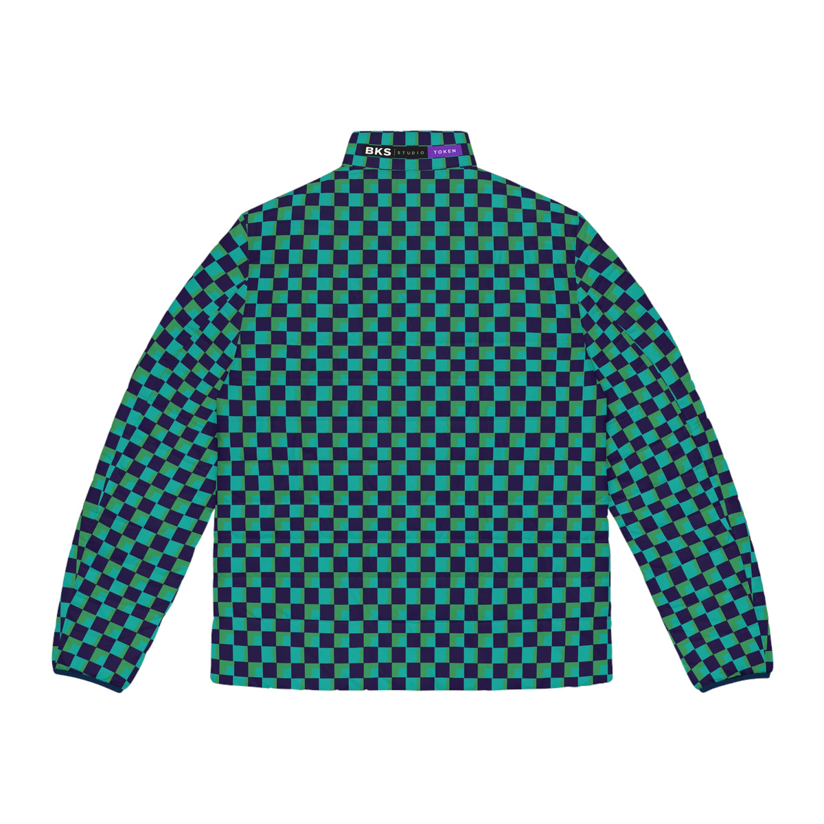 BKS Token Checkerboard Green™ Puffer Jacket
