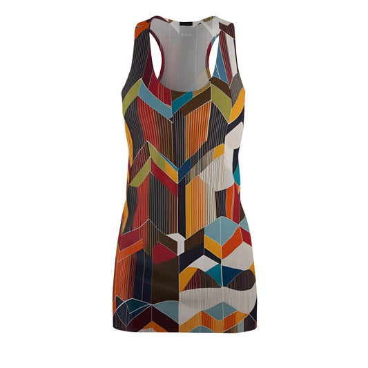 BKS Flag Prism™ Racerback Dress Printify bakabo.club