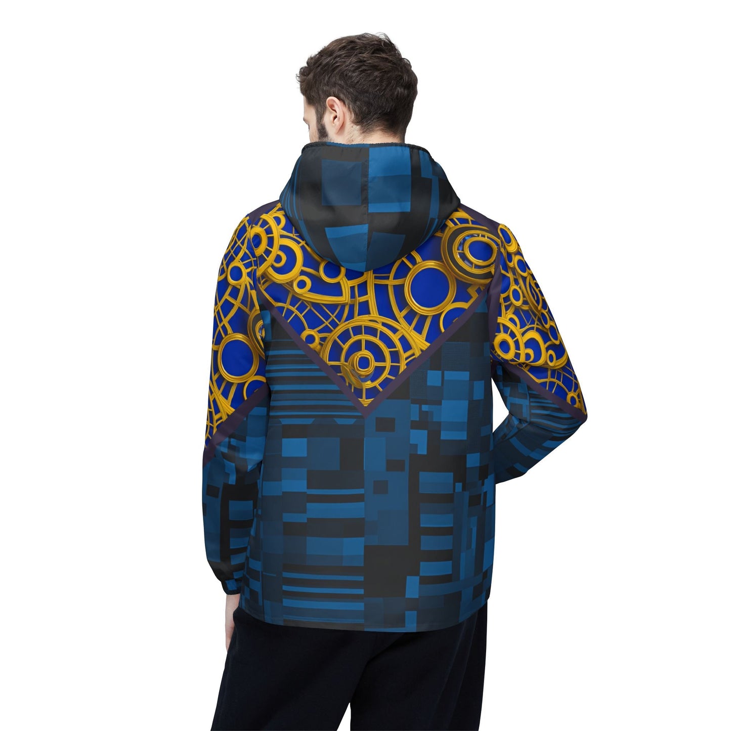 BKS Glyph Orbit™ Windbreaker Printify bakabo.club