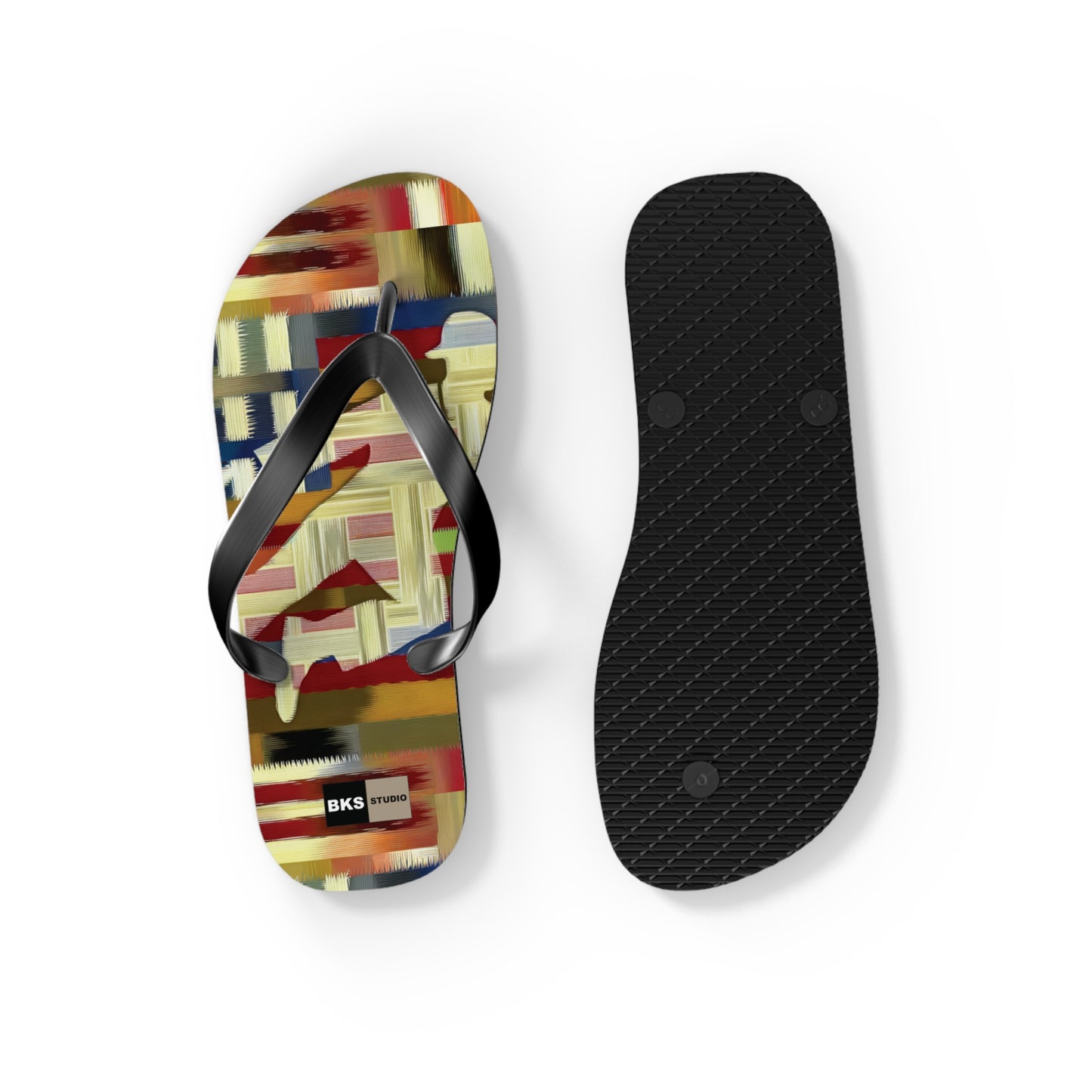 BKS Flag Colorblock Red™ Flip Flops