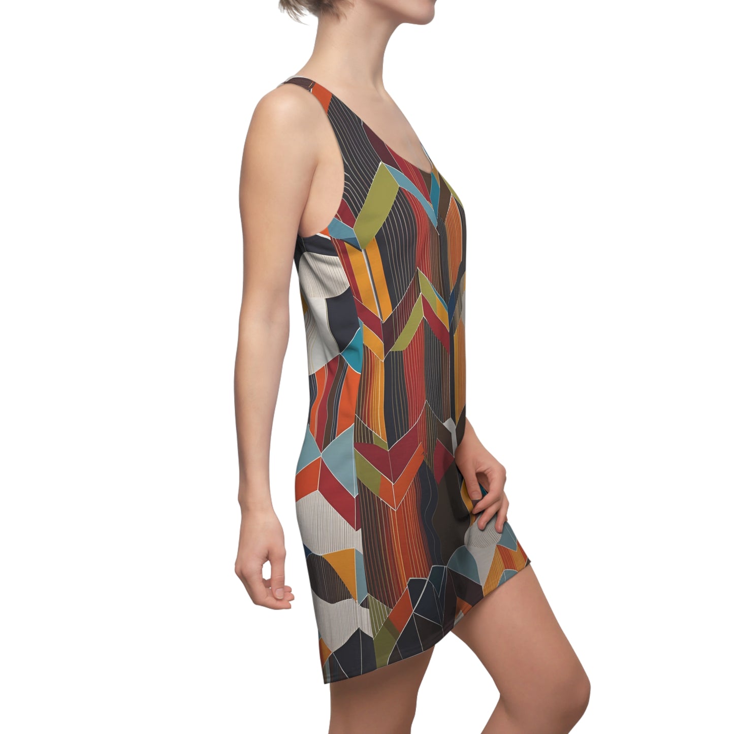 Paint Reverie (BKS)🎭Women's Cut Dress