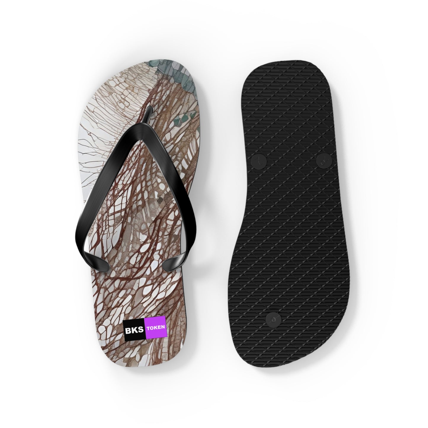 BKS Token Gold™ Flip Flops