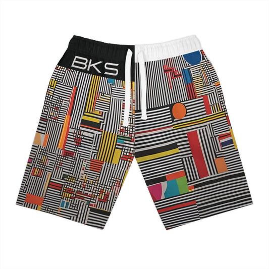 BKS Flag Drop™ Athletic Long Shorts Printify bakabo.club