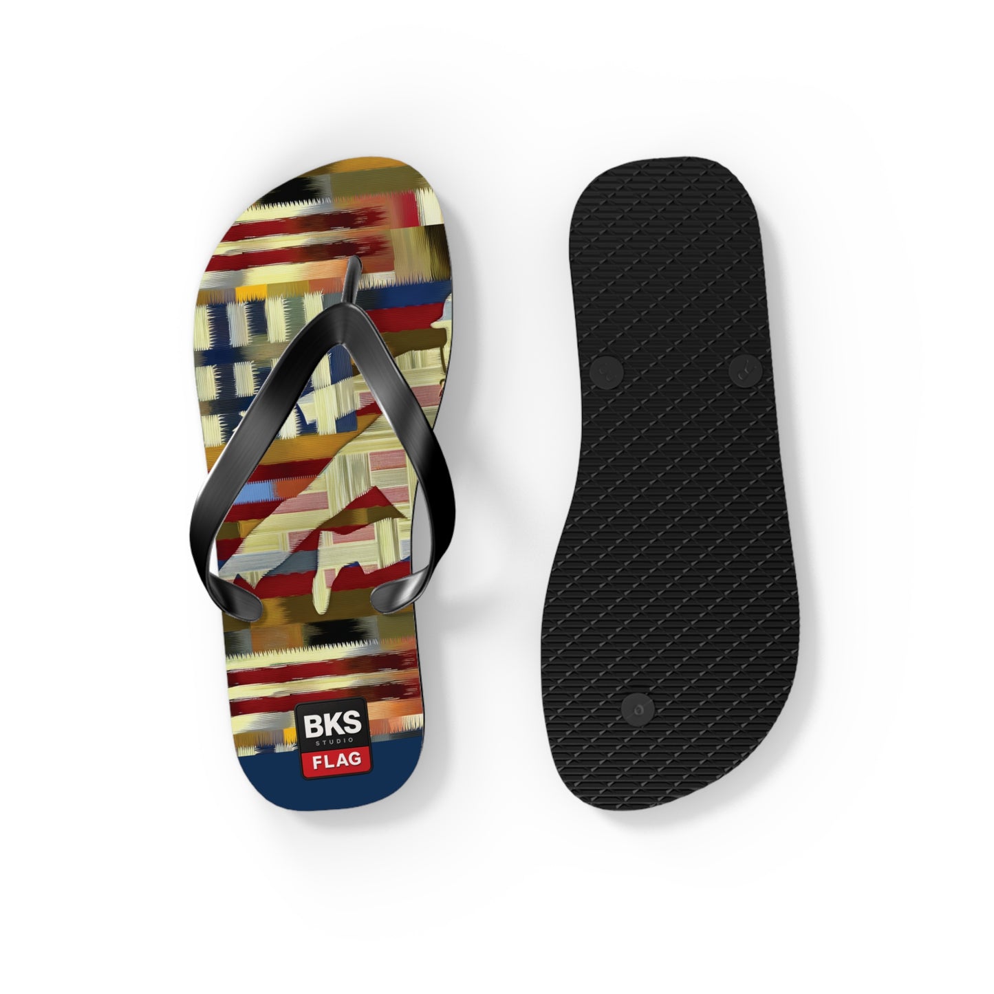 BKS Flag Colorblock Red™ Flip Flops