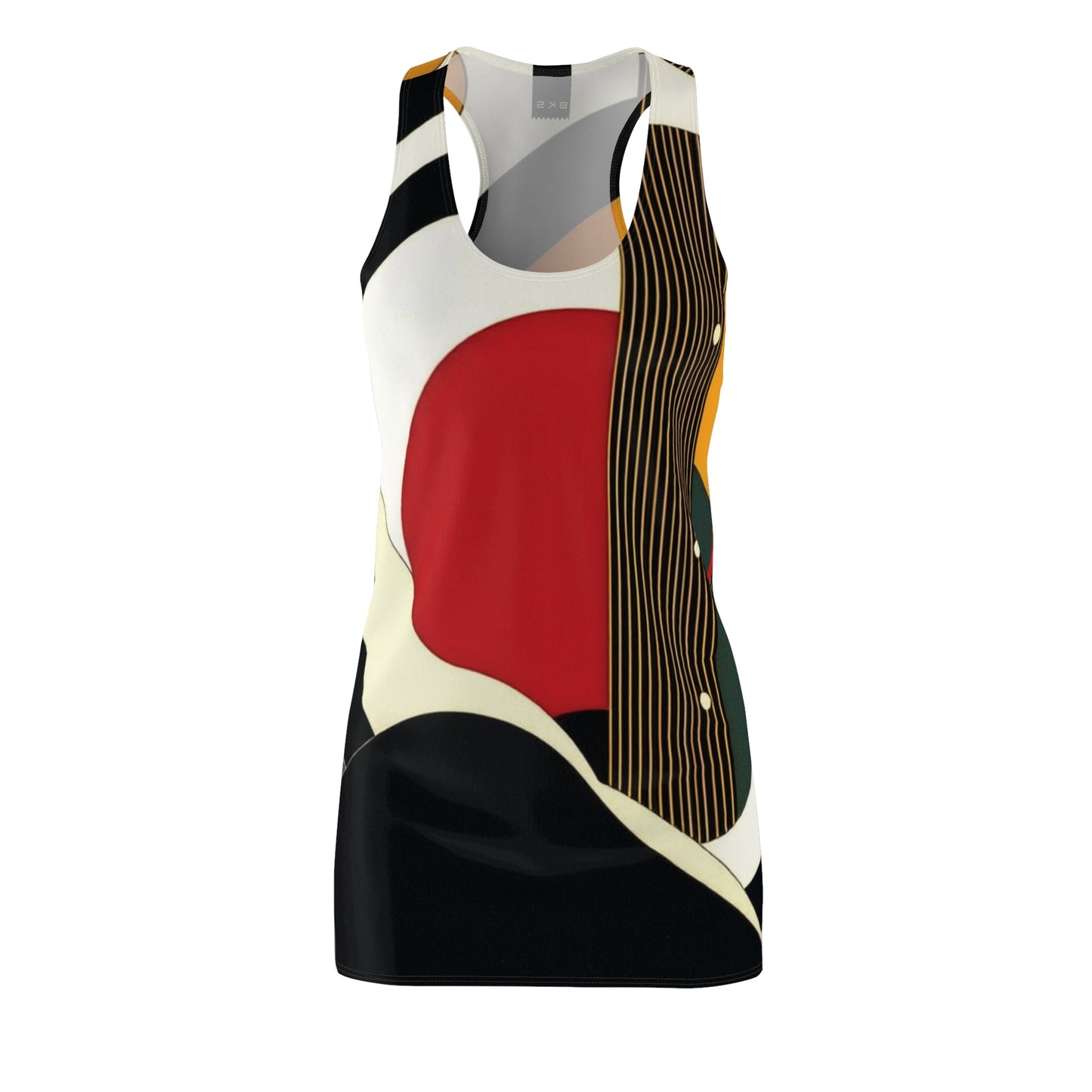 BKS Flag Orbit™ Racerback Dress Printify bakabo.club