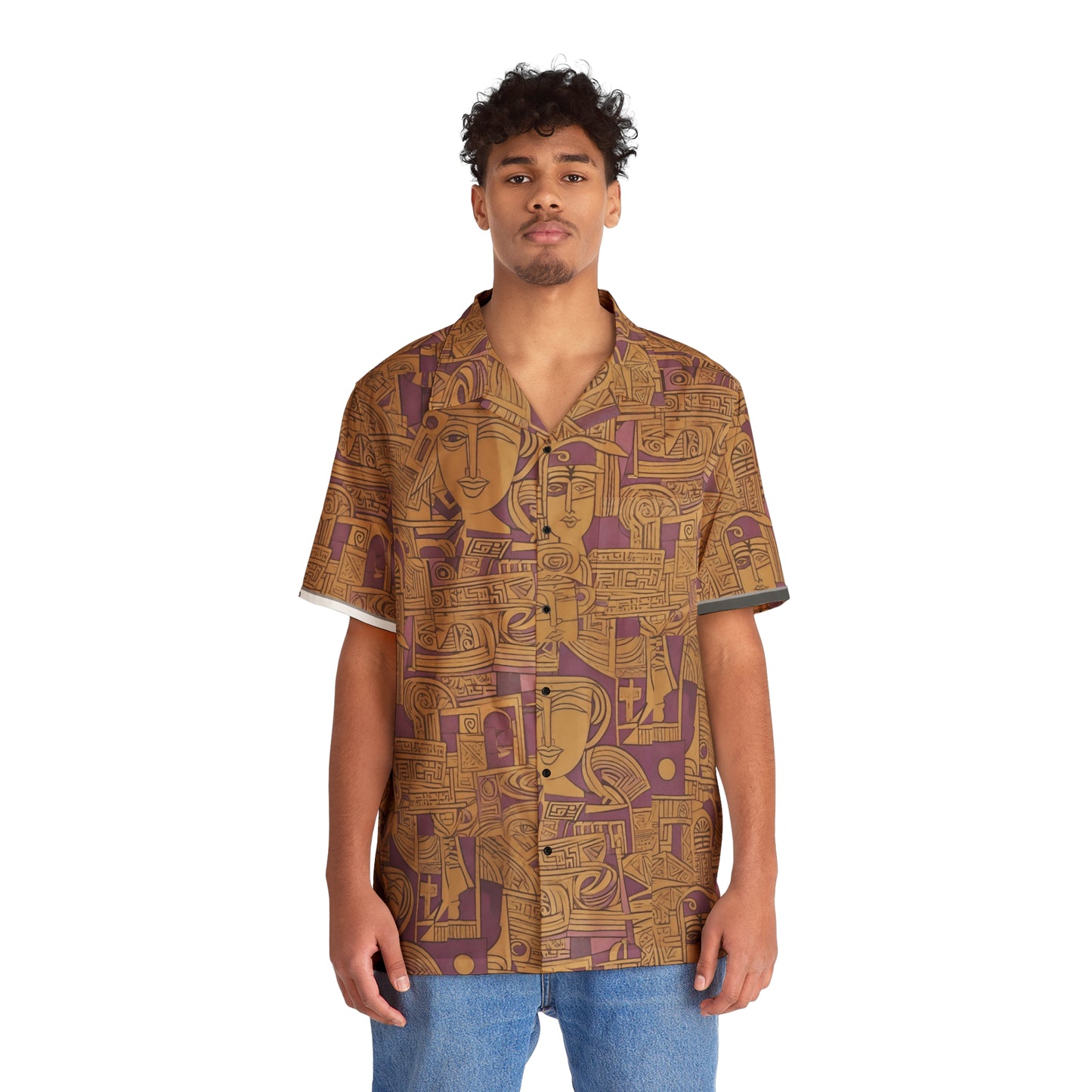 GlyphicTropical (BKS)🐠Hawaiian Shirt