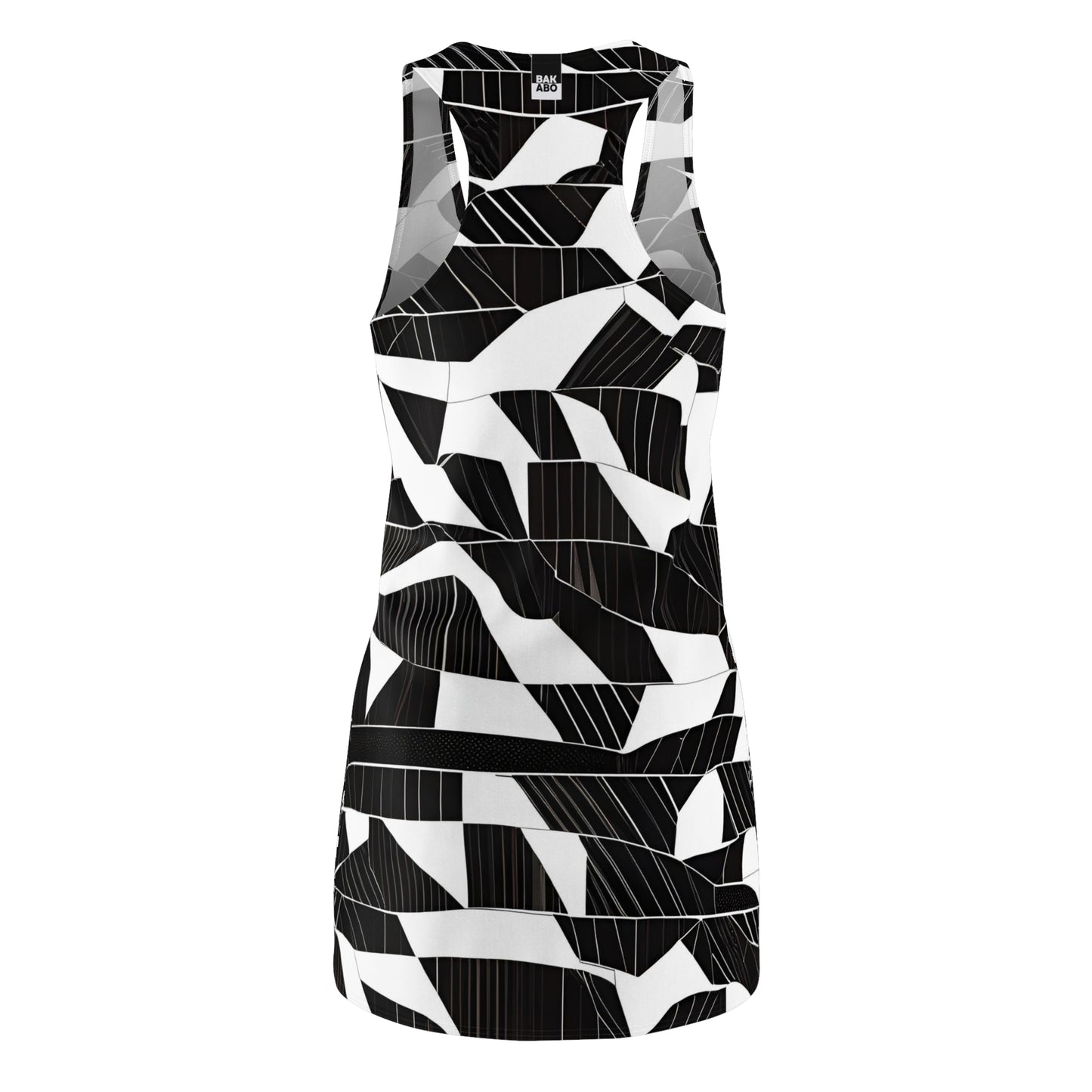 Ethereal Monochrome (BKS)⚫⚪Women's Cut Dress