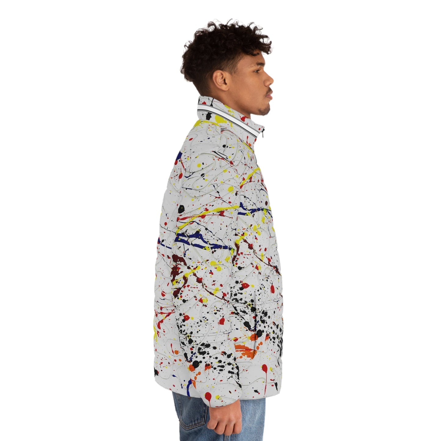 BKS Marker Drip™ Puffer Jacket Printify bakabo.club