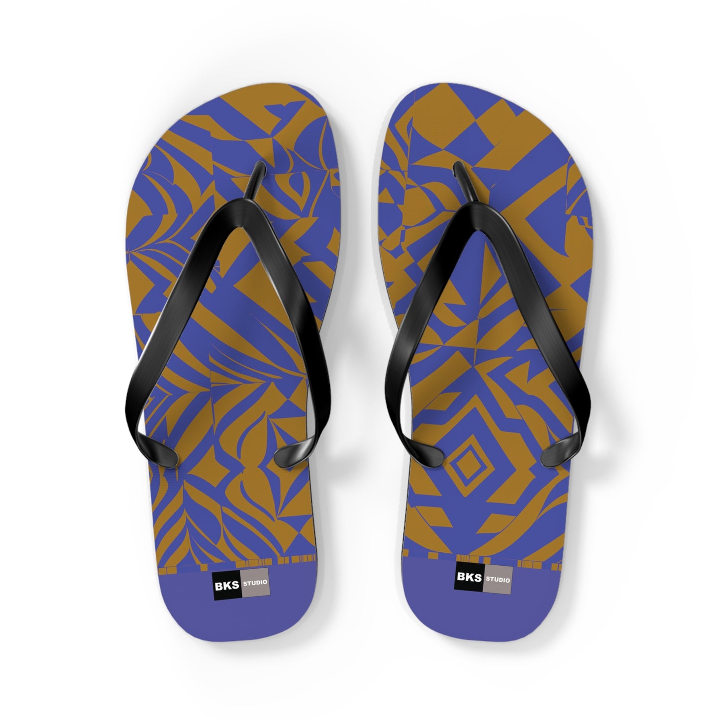 BKS Glyph Violet Gold™ Flip Flops
