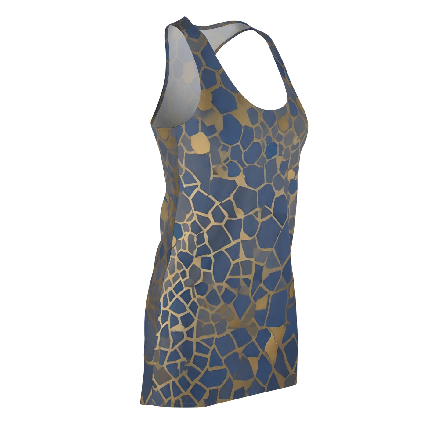 BKS Glyph Blue Gold™ Racerback Dress