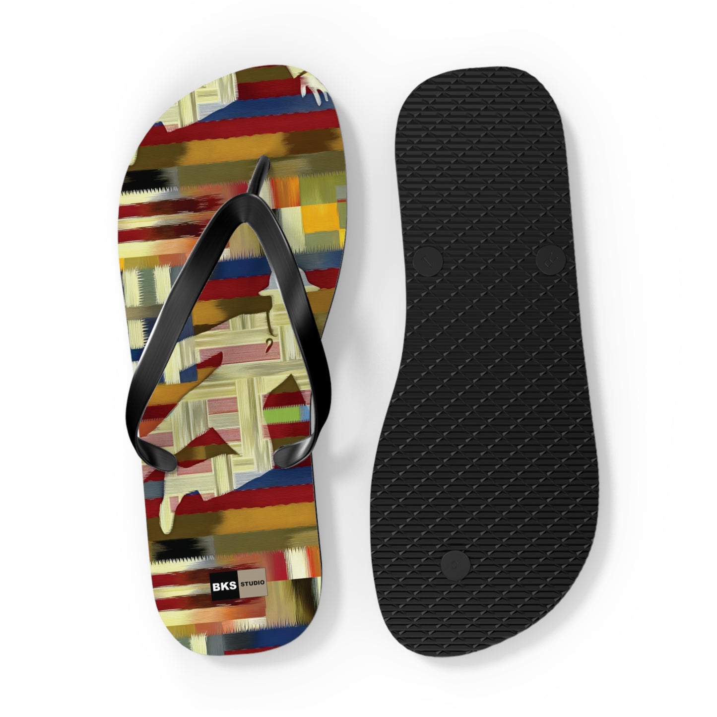BKS Flag Colorblock Red™ Flip Flops