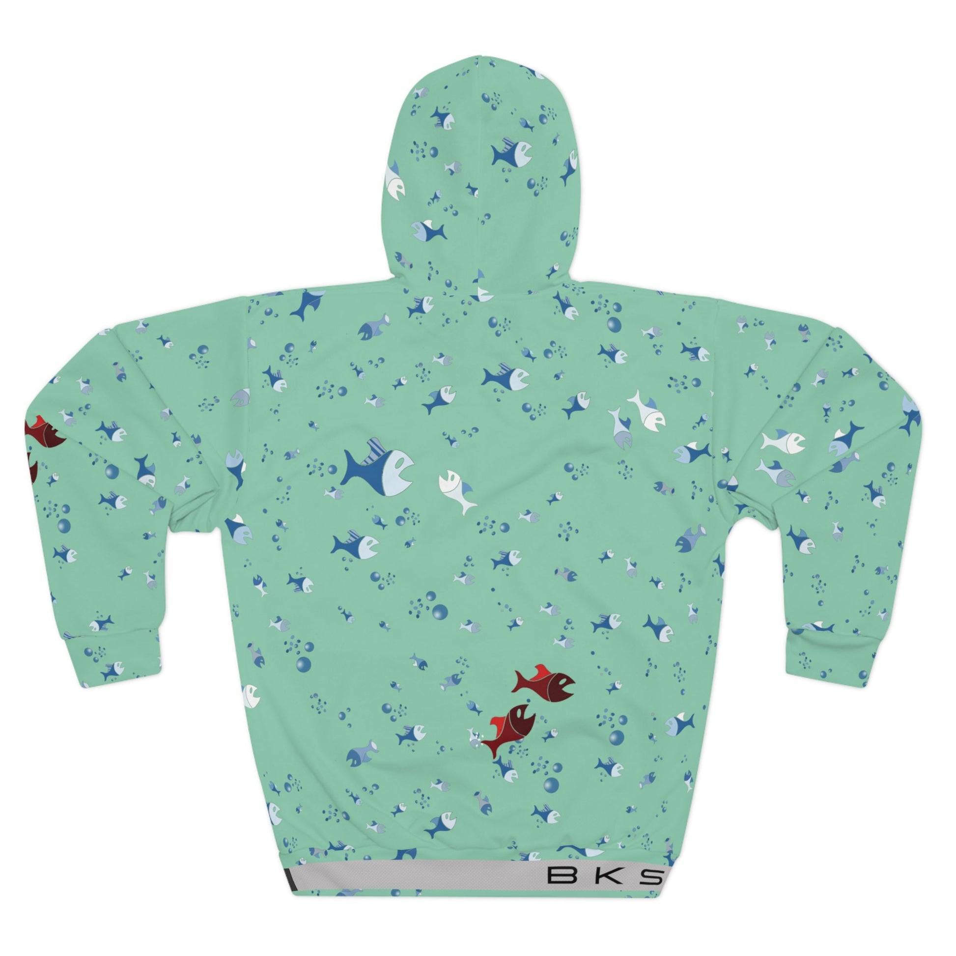 BKS Folklore Shoal Mint™ Pullover Hoodie Printify bakabo.club