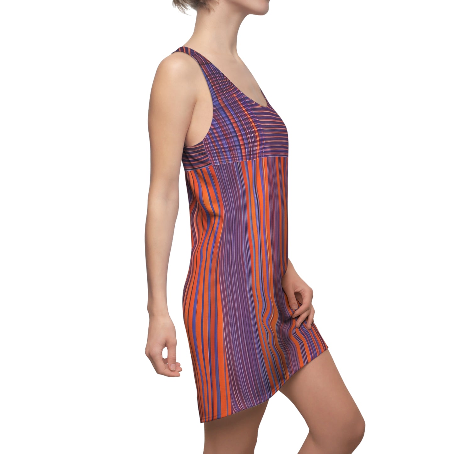 BKS Flag Striped Purple™ Racerback Dress