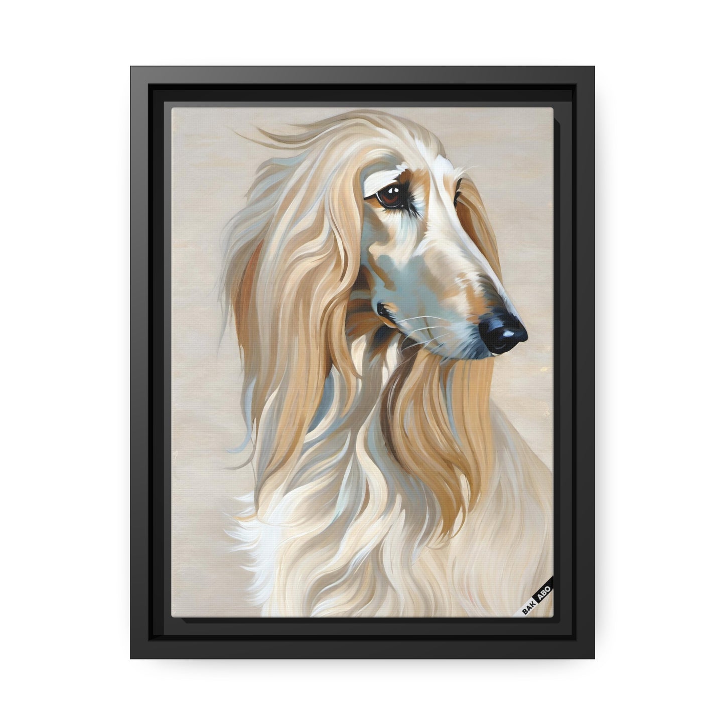 Afghan Greyhound (BKS)🐶Canvas