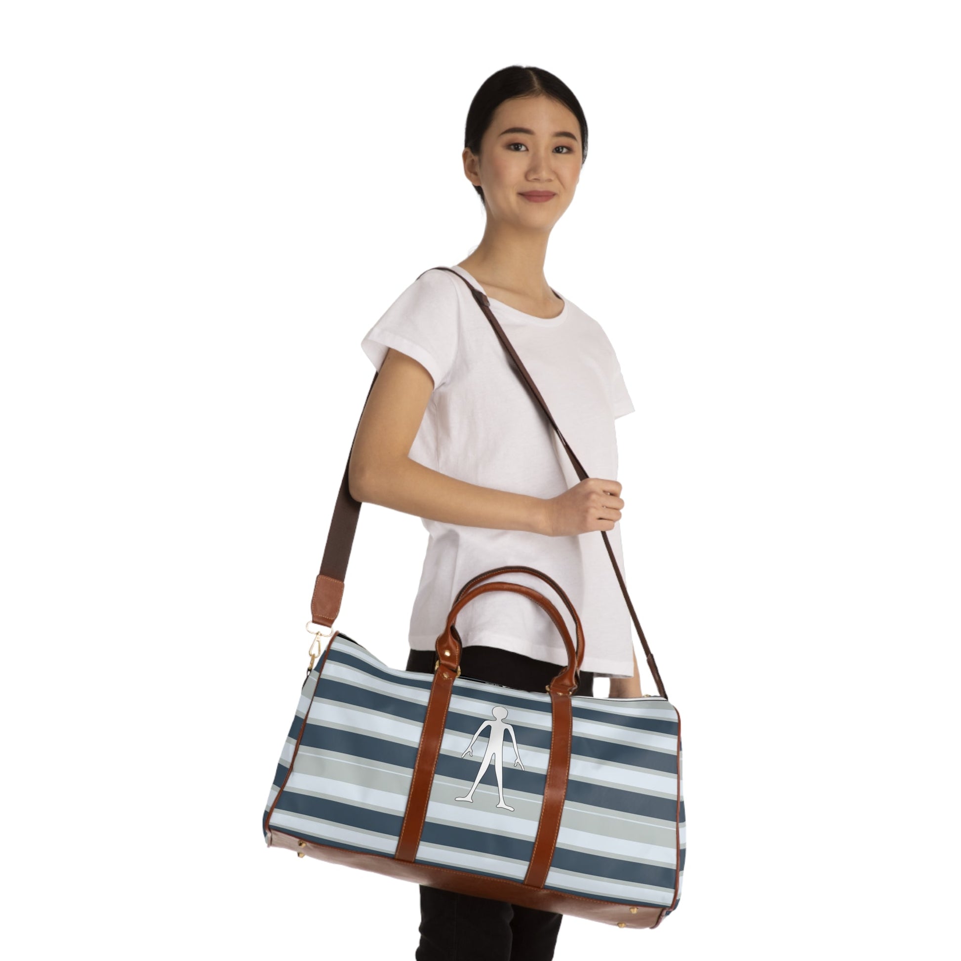 BKS Riviera Stripe™ Travel Bag Printify bakabo.club