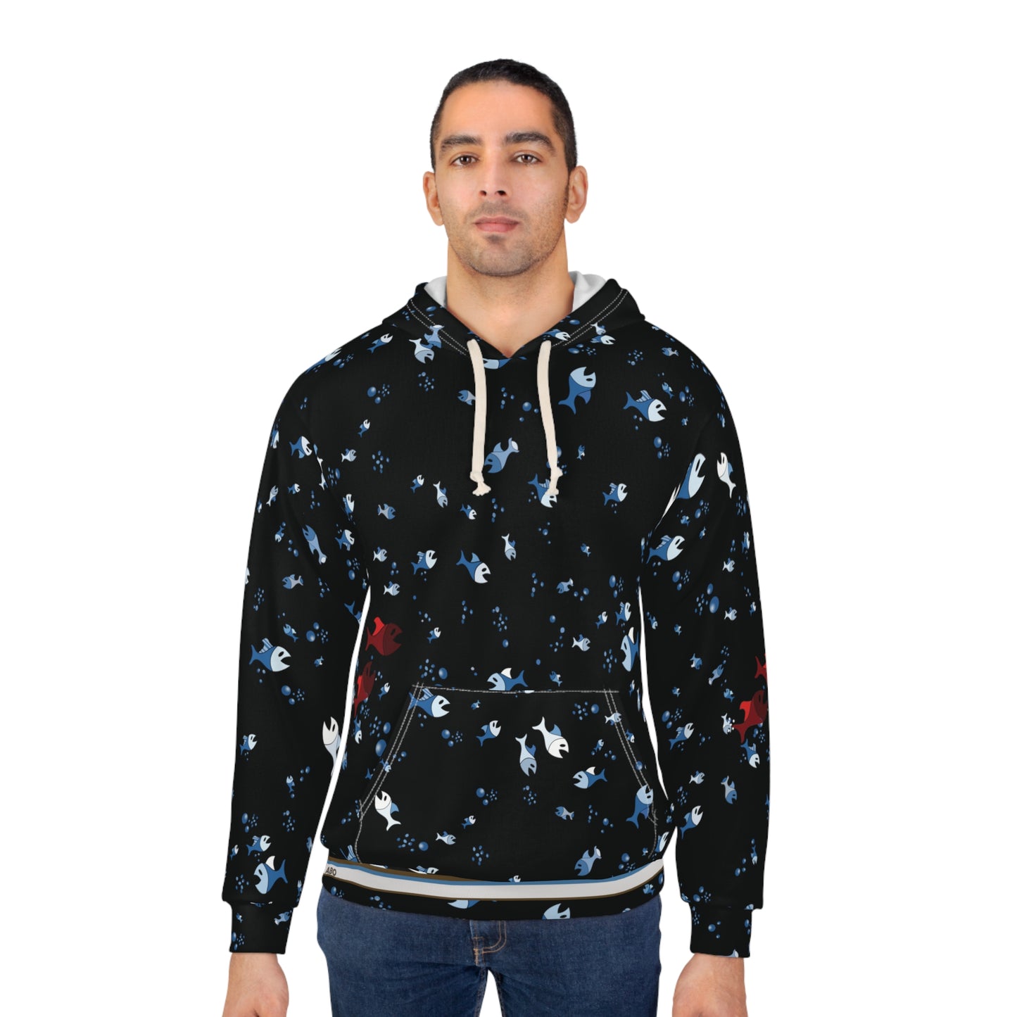 WhimsiFleece DreamDrapery (BKS)🐟Pullover Hoodie