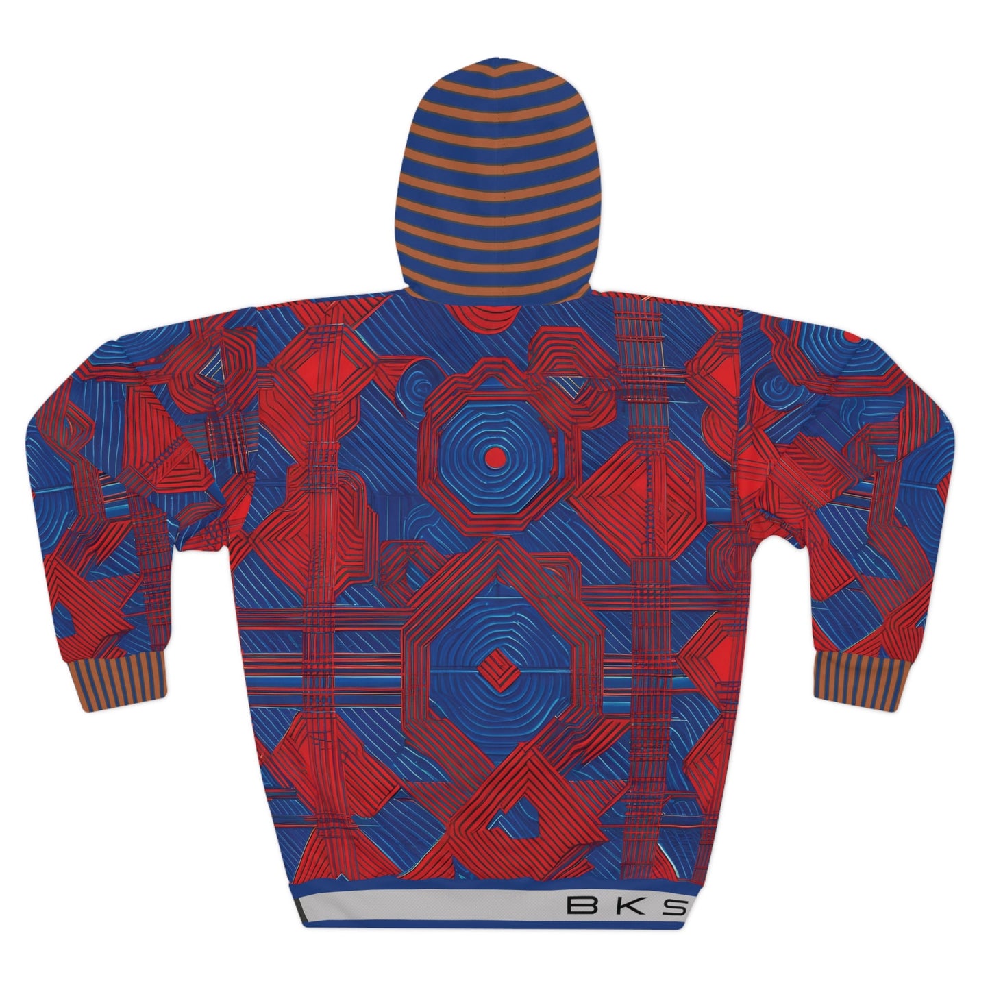 BKS Glyph Circuit™ Pullover Hoodie Printify bakabo.club