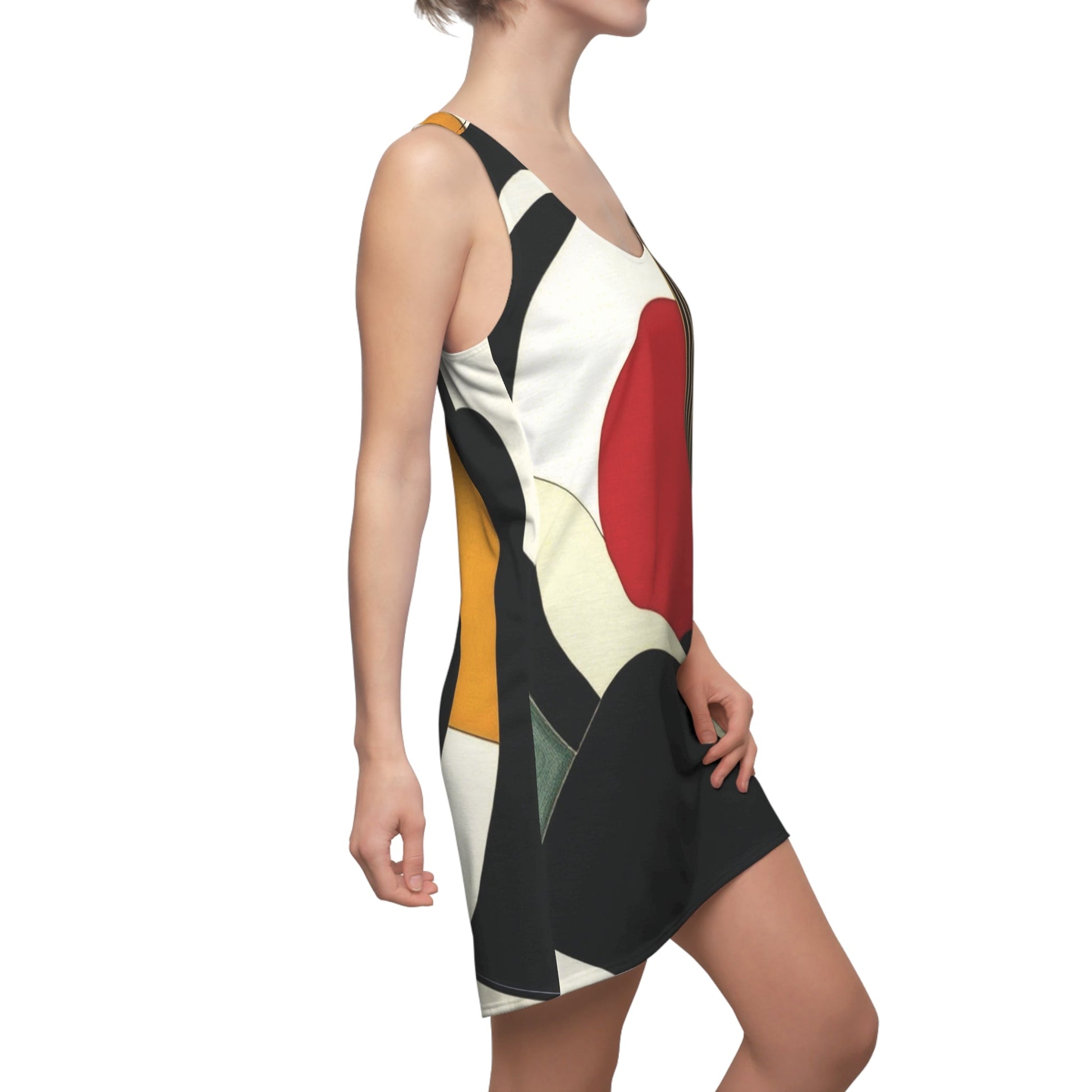 BKS Flag Orbit™ Racerback Dress Printify bakabo.club