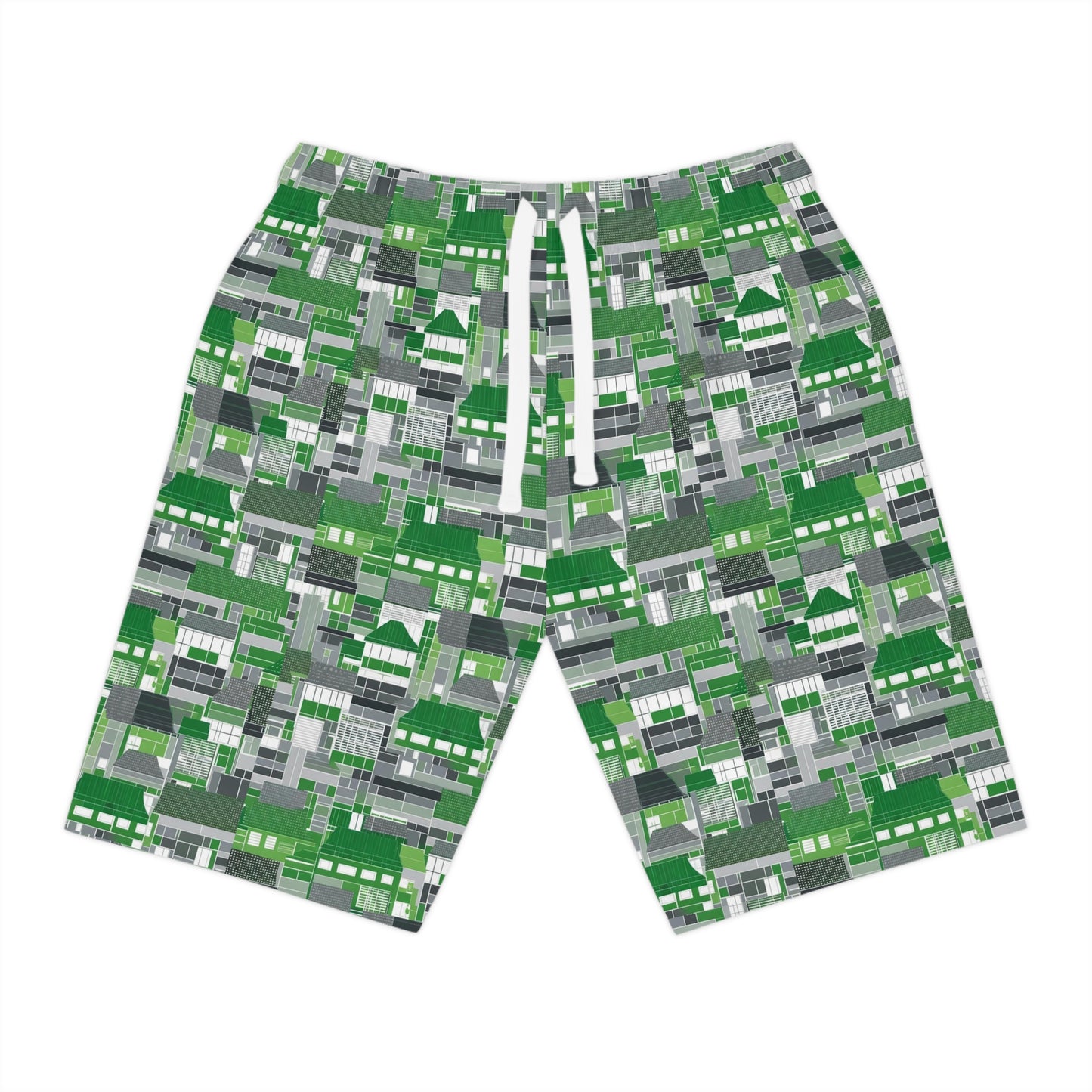 Verdant Vigor (BKS)🏬Athletic Long Shorts