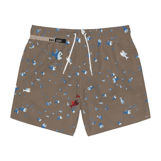 Acqua Earth (BKS)🐠Swim Trunks Printify bakabo.club