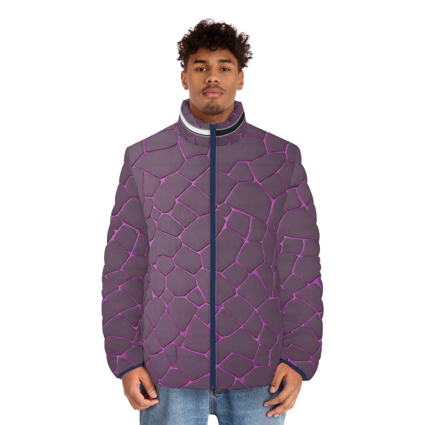 Magenta Craumilio Hues (BKS)🦎Puffer Jacket