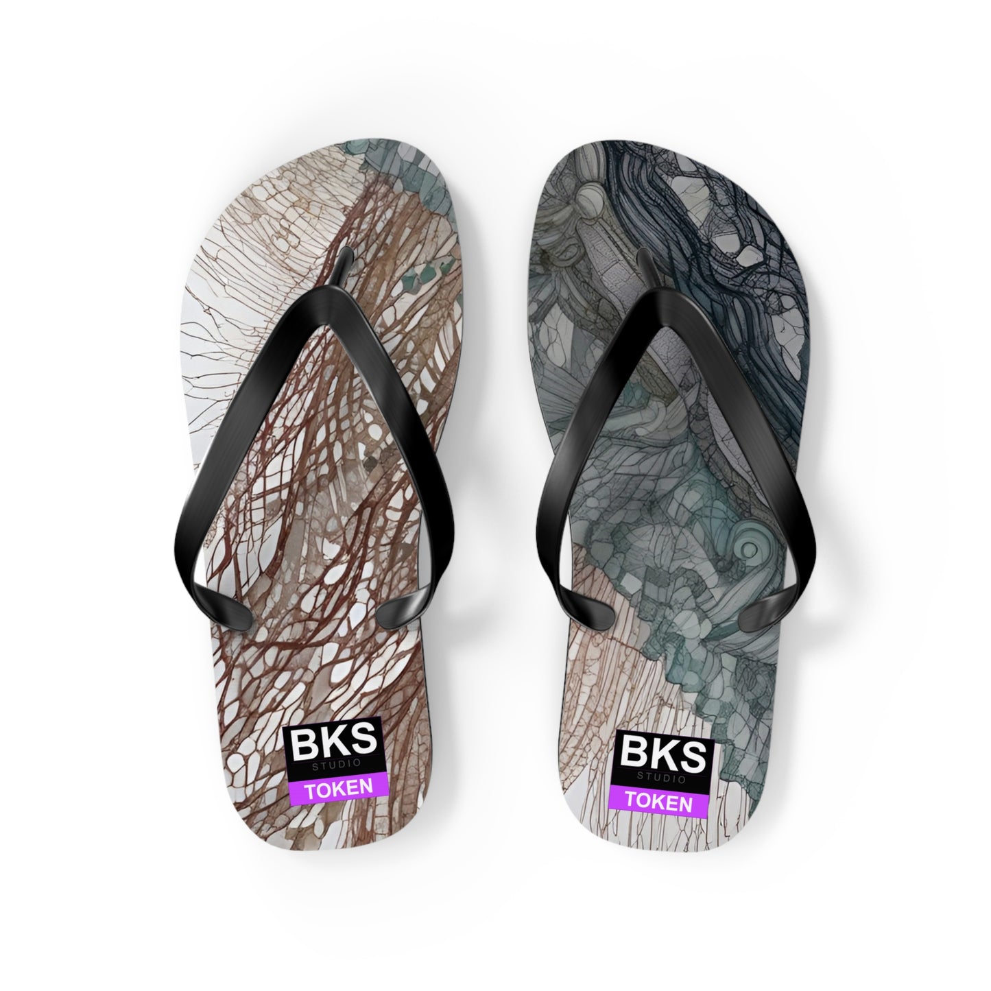 BKS Token Gold™ Flip Flops