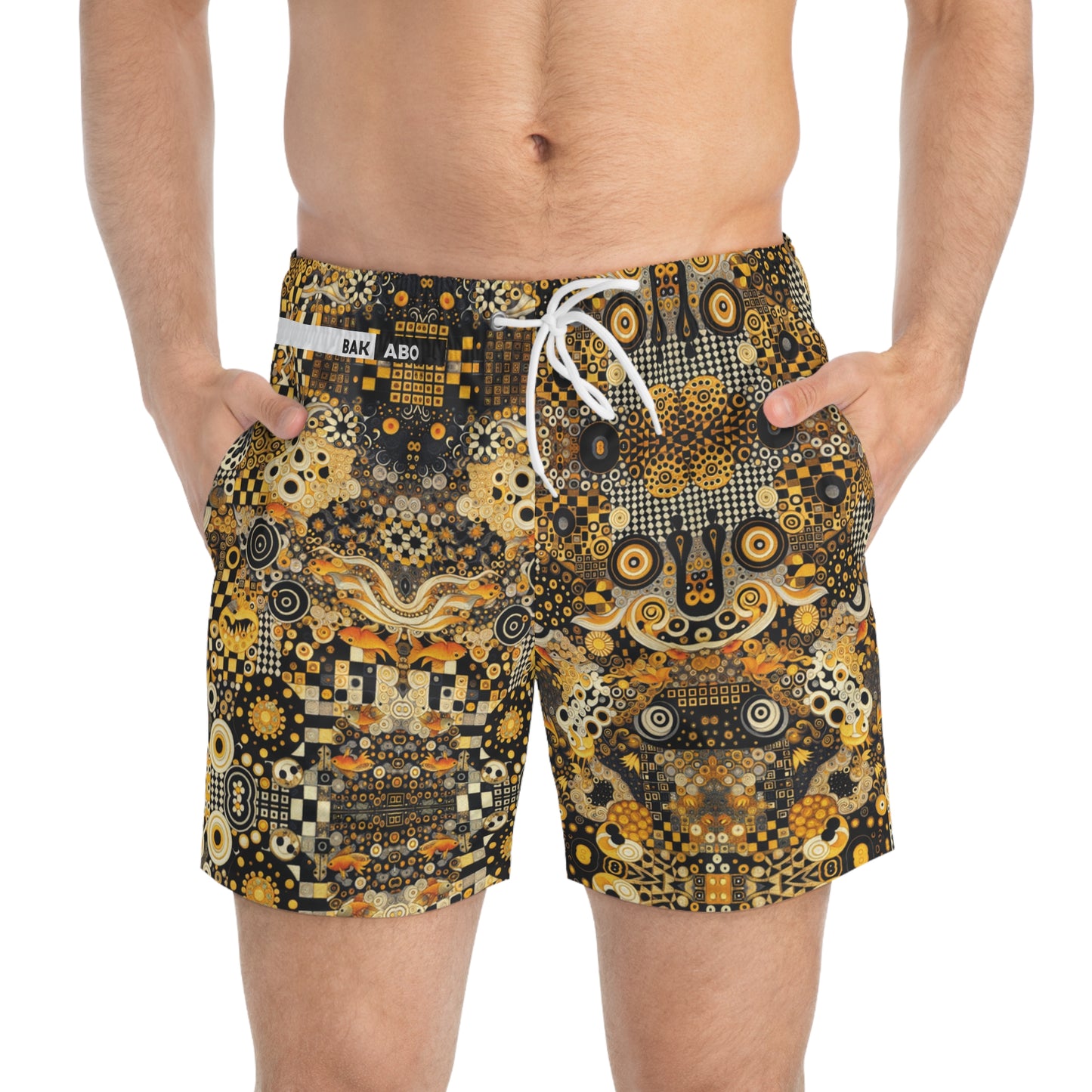 Marine Mosaic (BKS)🐠Swim Trunks