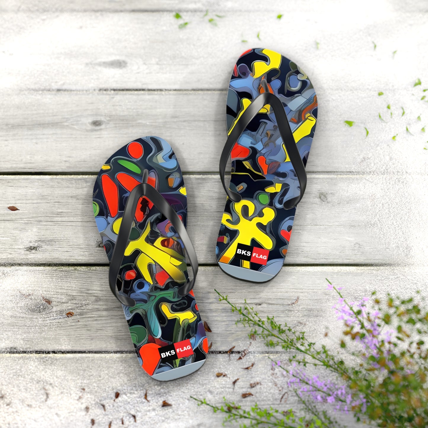 BKS Flag Haring™ Flip Flops