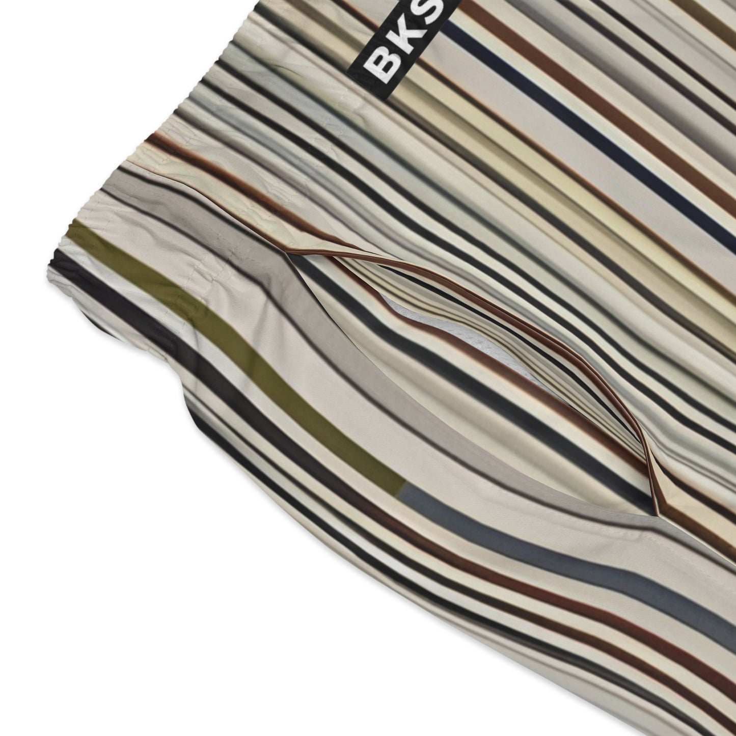 BKS Riviera Striped Neutral™ Swim Trunks