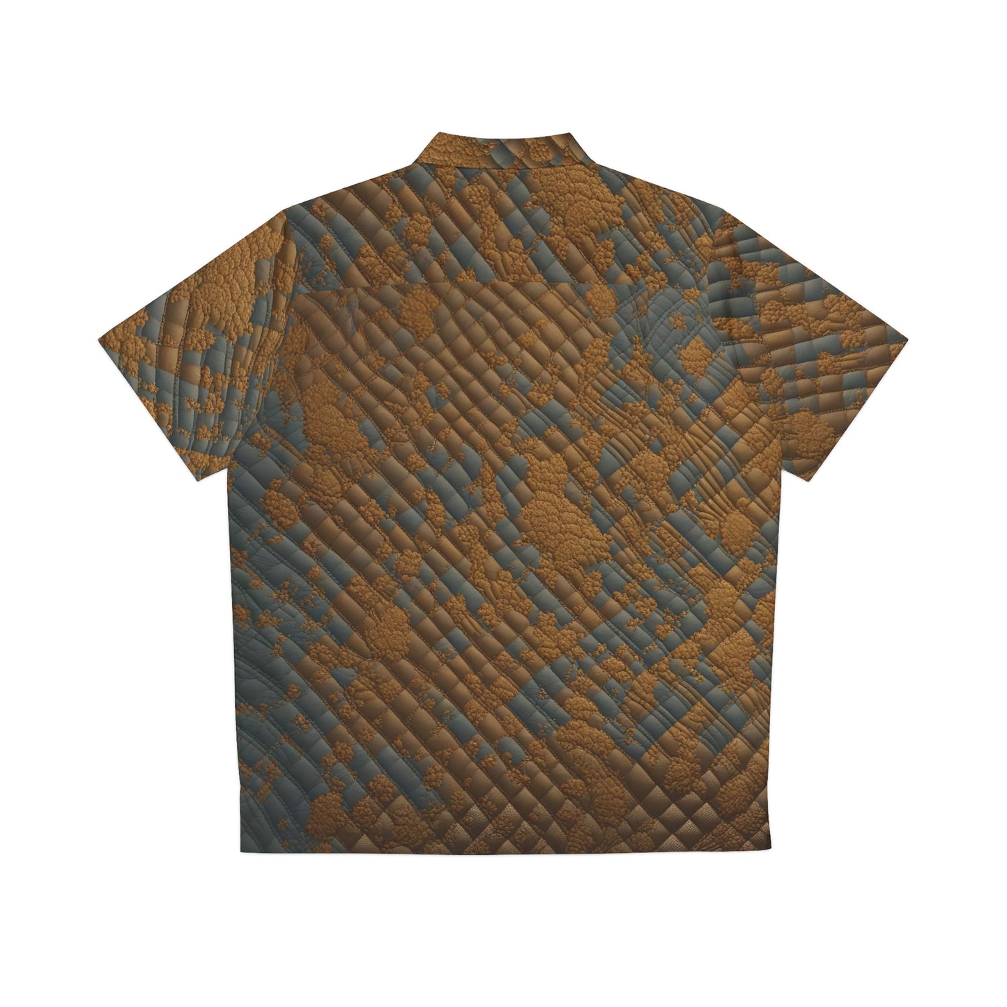 BKS Riviera Brown Quilted™ Hawaiian Shirt