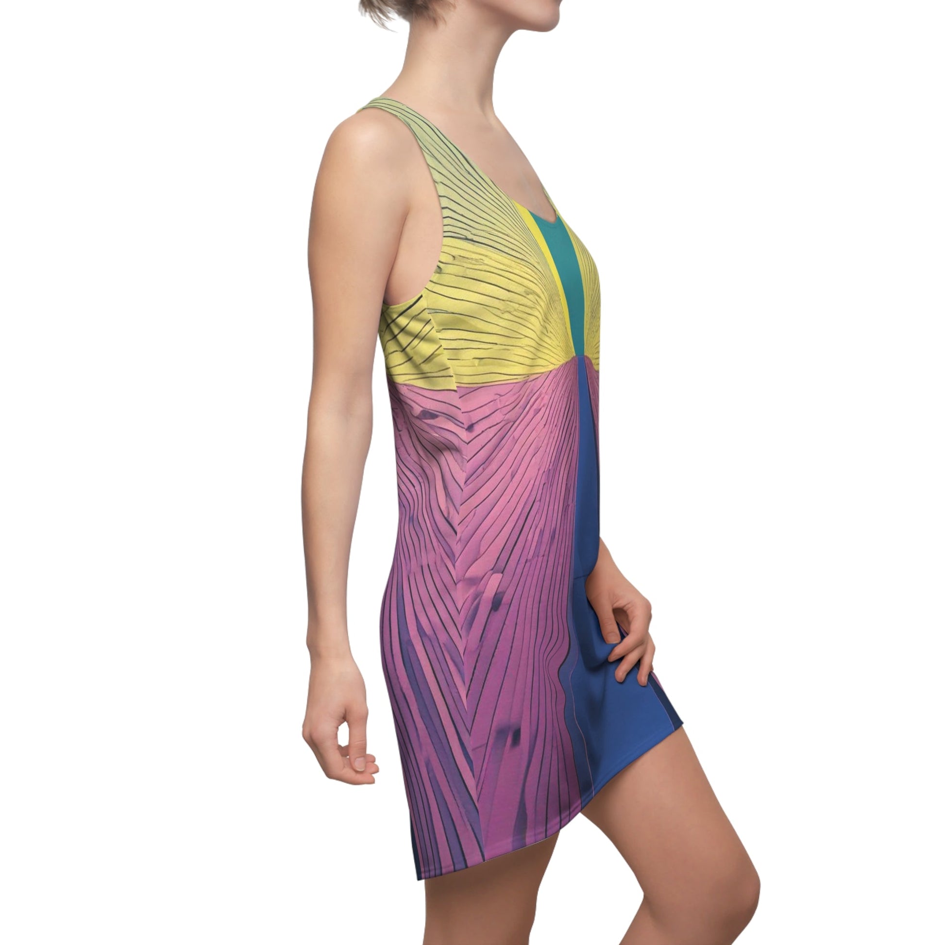 BKS Pulse Radial™ Racerback Dress Printify bakabo.club