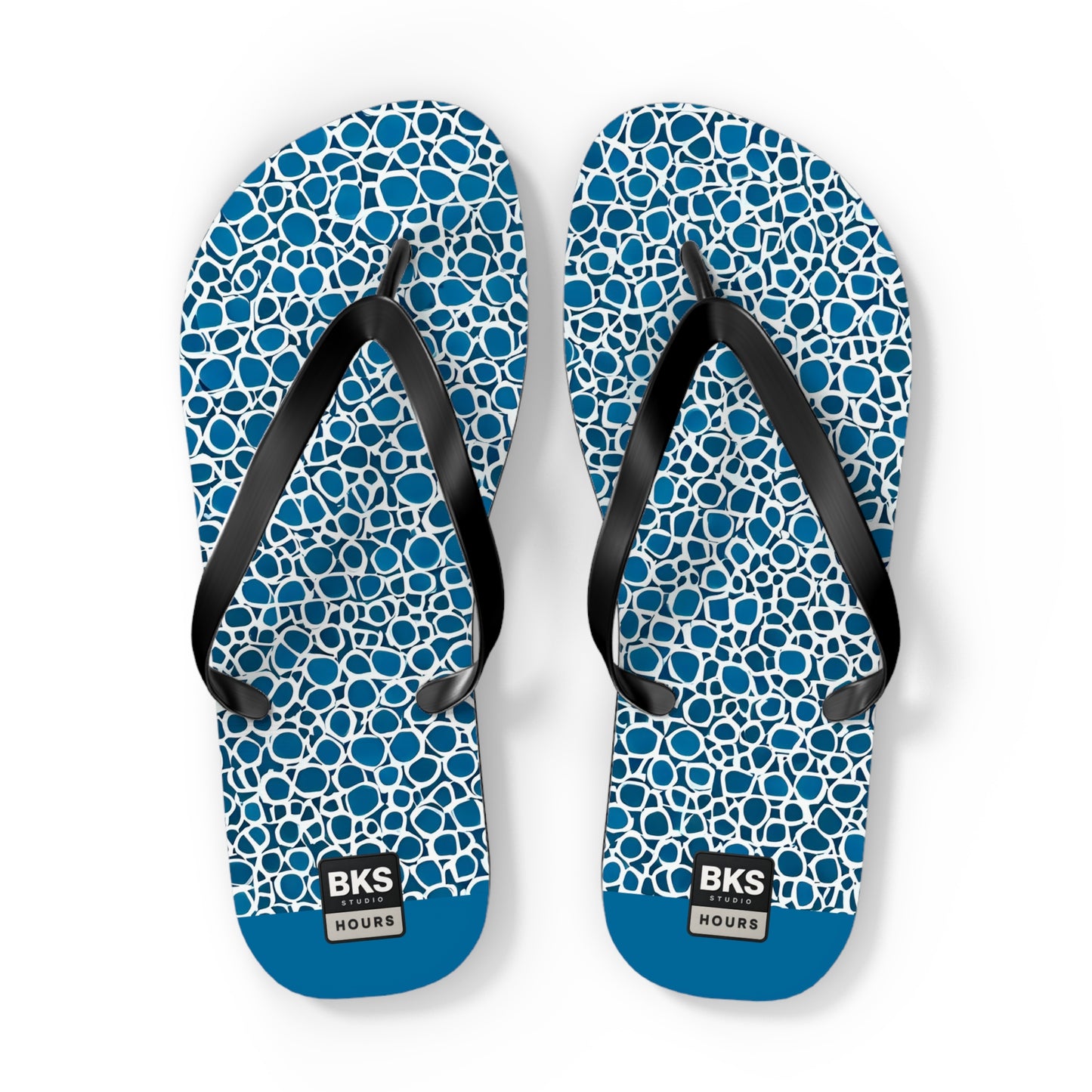 BKS Hours Blue Mosaic™ Flip Flops