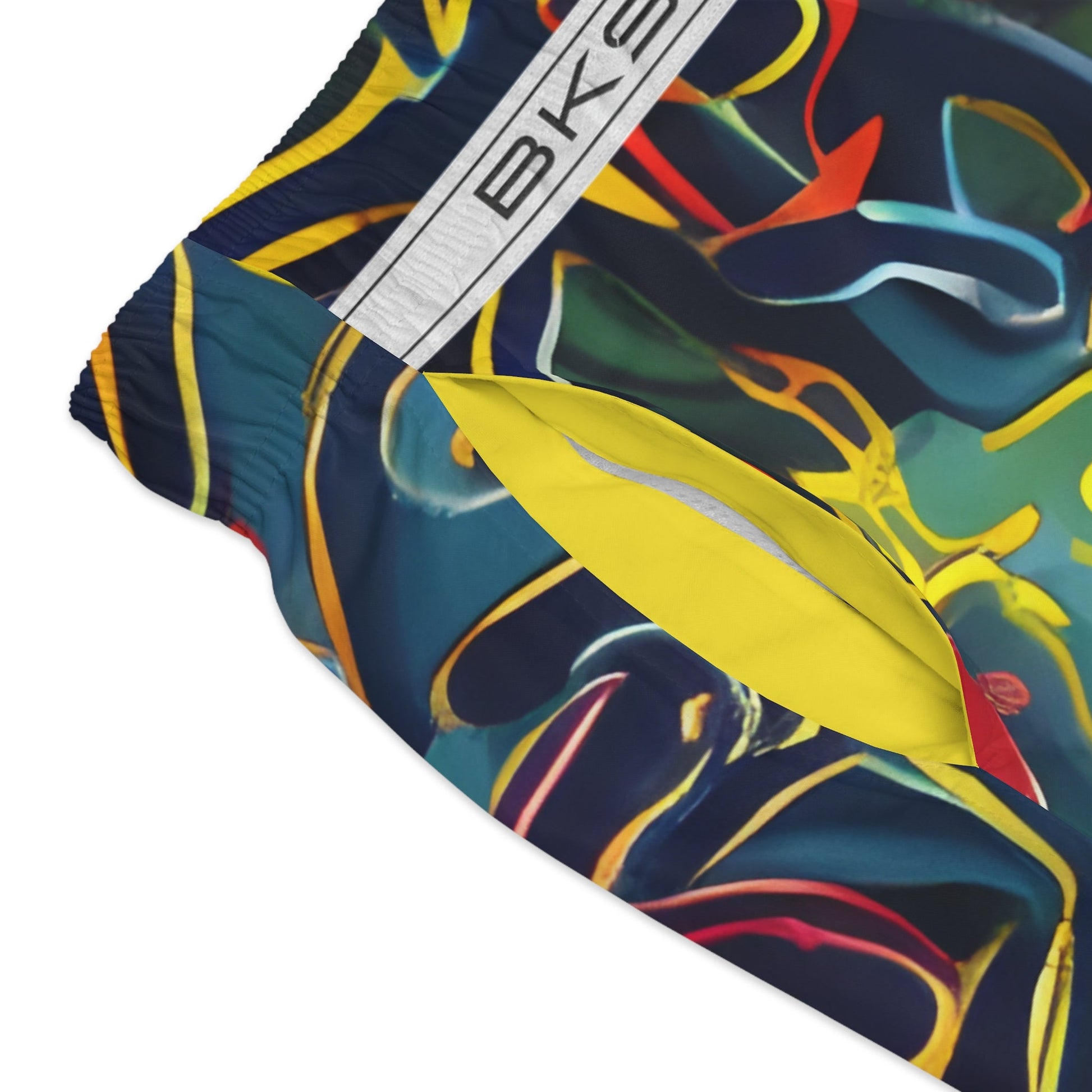 BKS Marker Glow™ Swim Trunks Printify bakabo.club