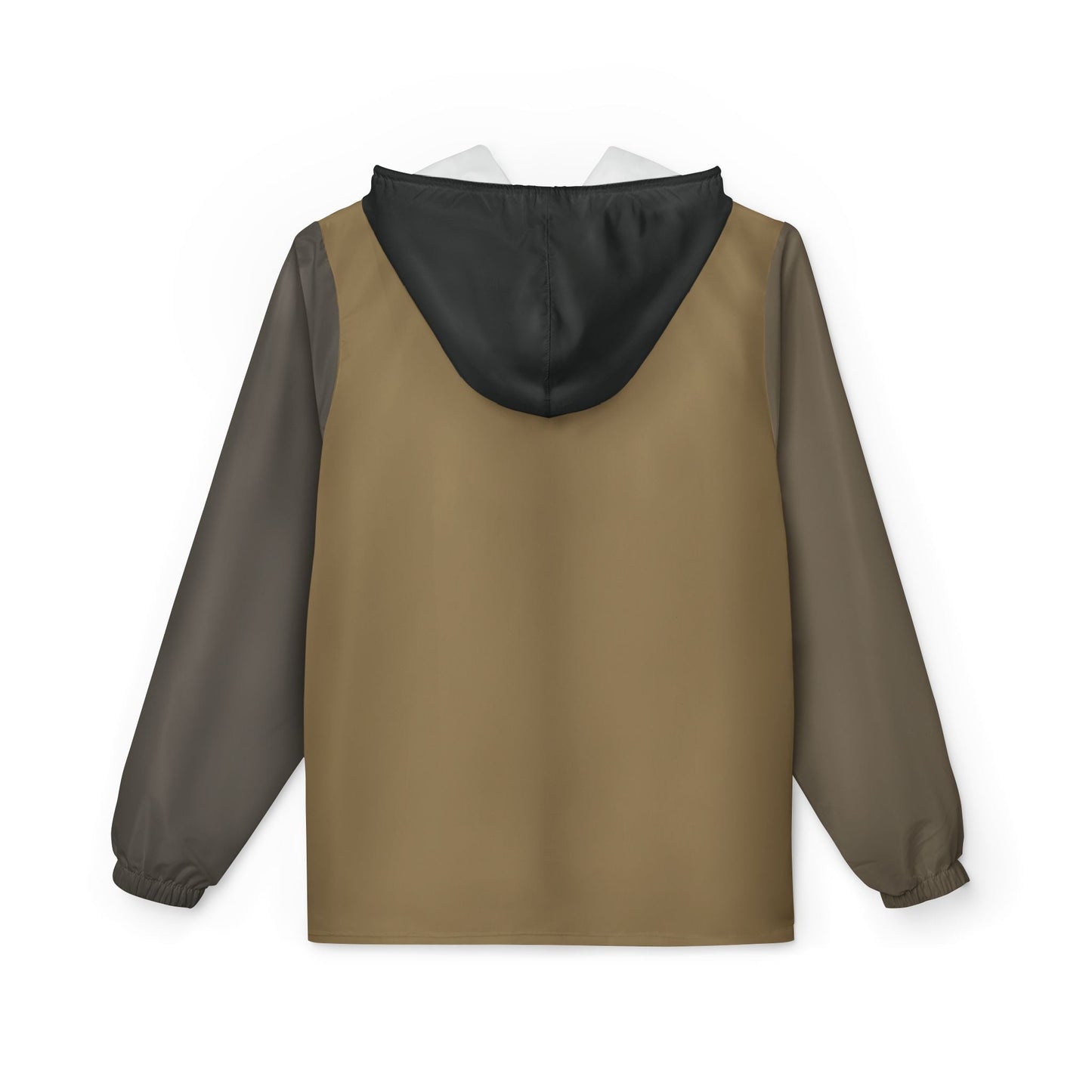 Olive Brown Lightweight Windbreaker Jacket – Packable Hooded Shell Printify bakabo.club