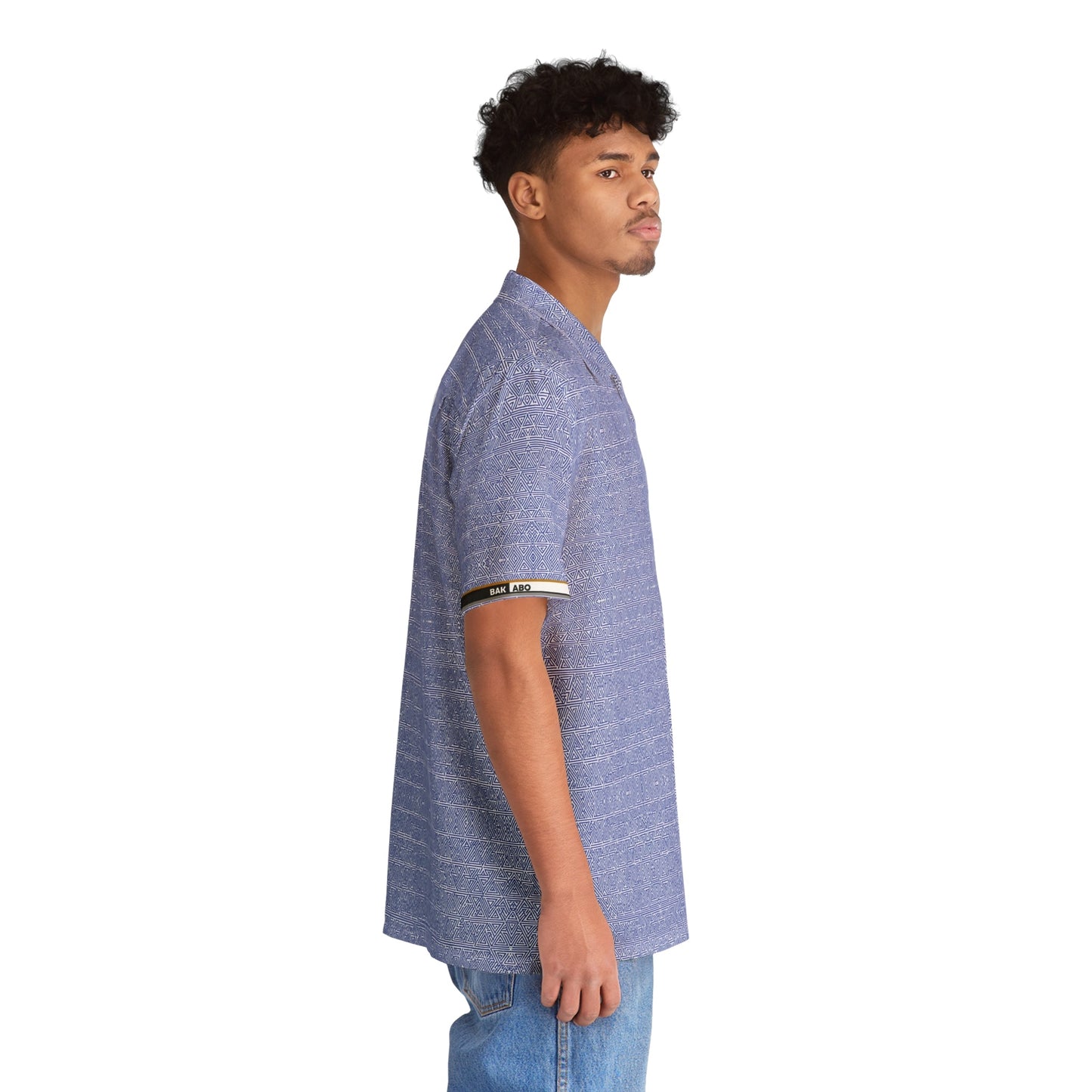 Lavender Textured Hawaiian Shirt — Casual Resort Button-Up for Men Printify bakabo.club