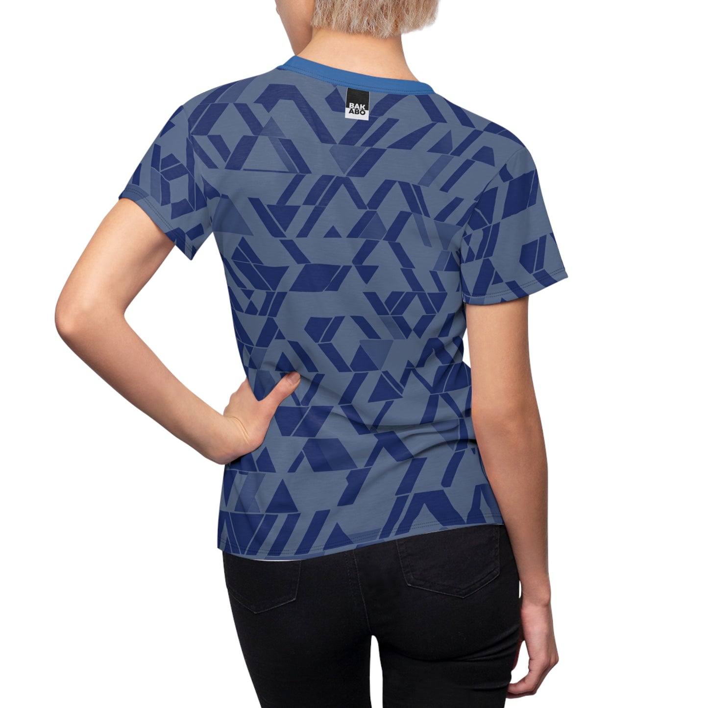 Blu Maps (BKS)💙Women's Cut & Sew Tee