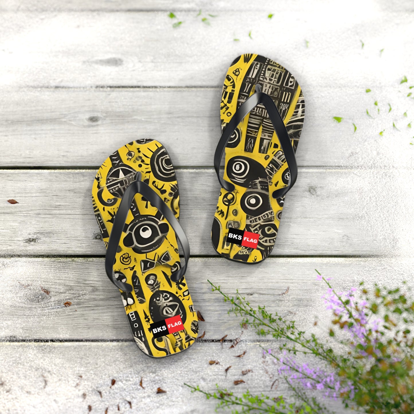 BKS Flag Basquiat™ Flip Flops