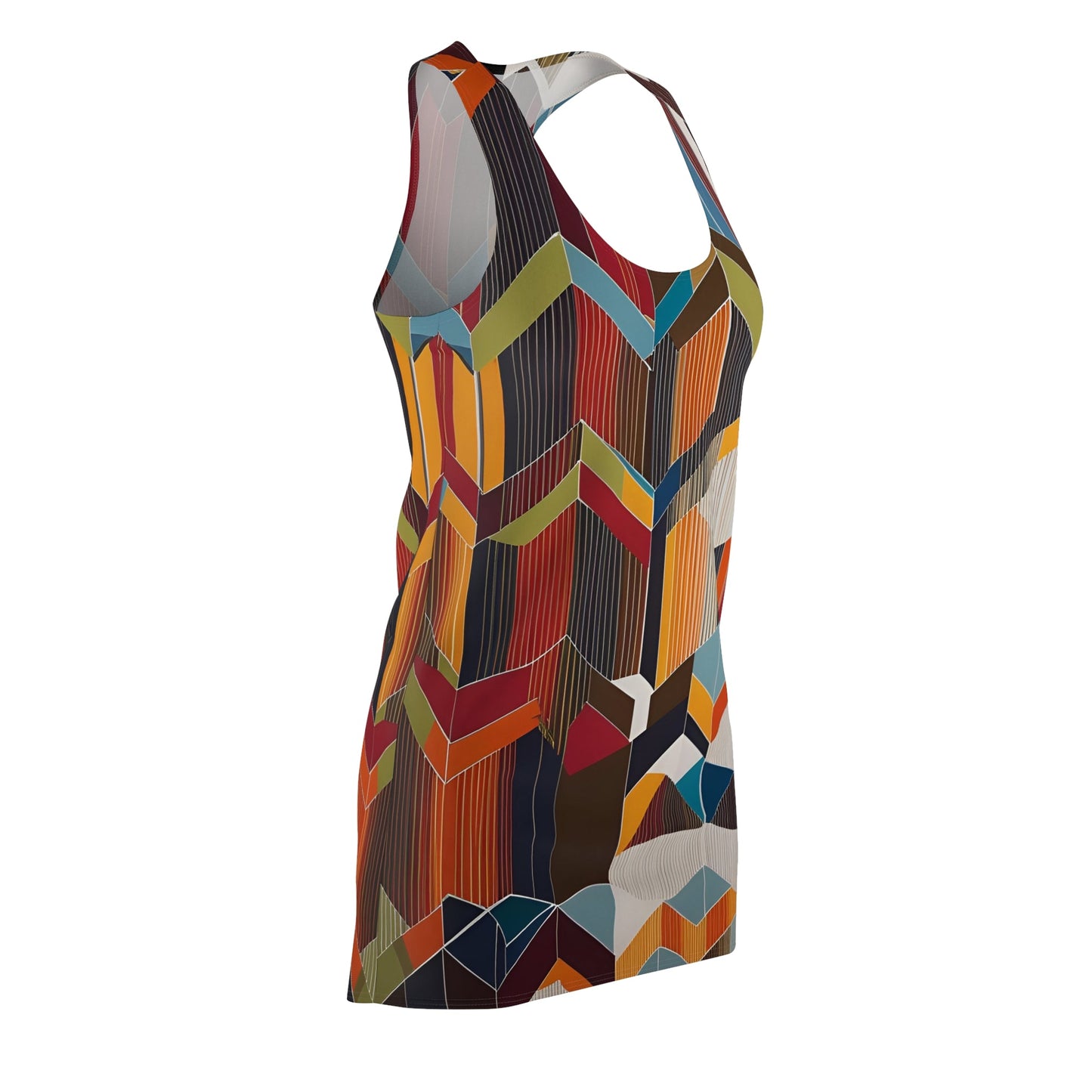 BKS Flag Prism™ Racerback Dress Printify bakabo.club