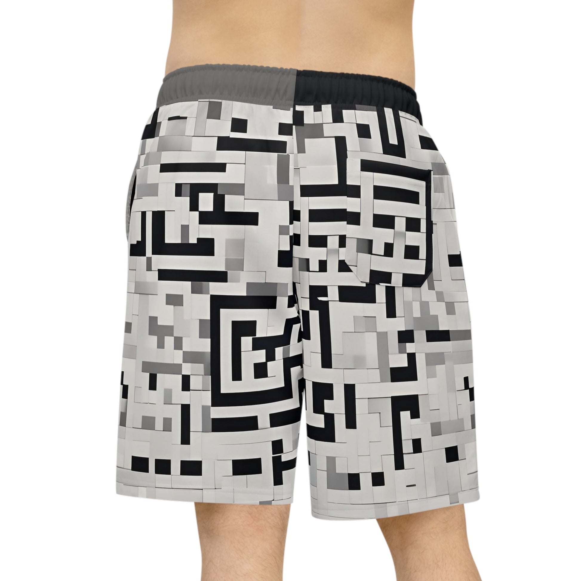 BKS Token Maze™ Athletic Long Shorts Printify bakabo.club