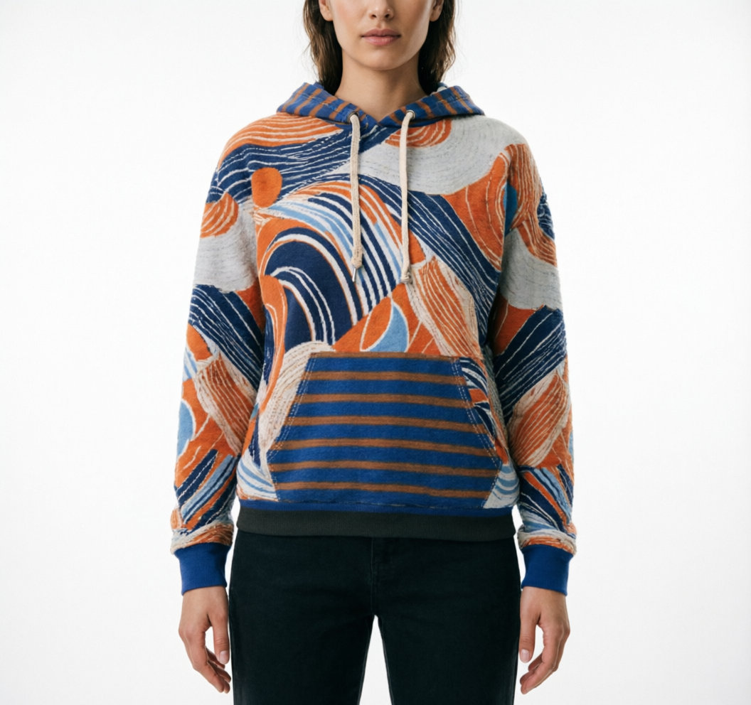 BKS Pulse Swell™ Pullover Hoodie Printify BKS Studio